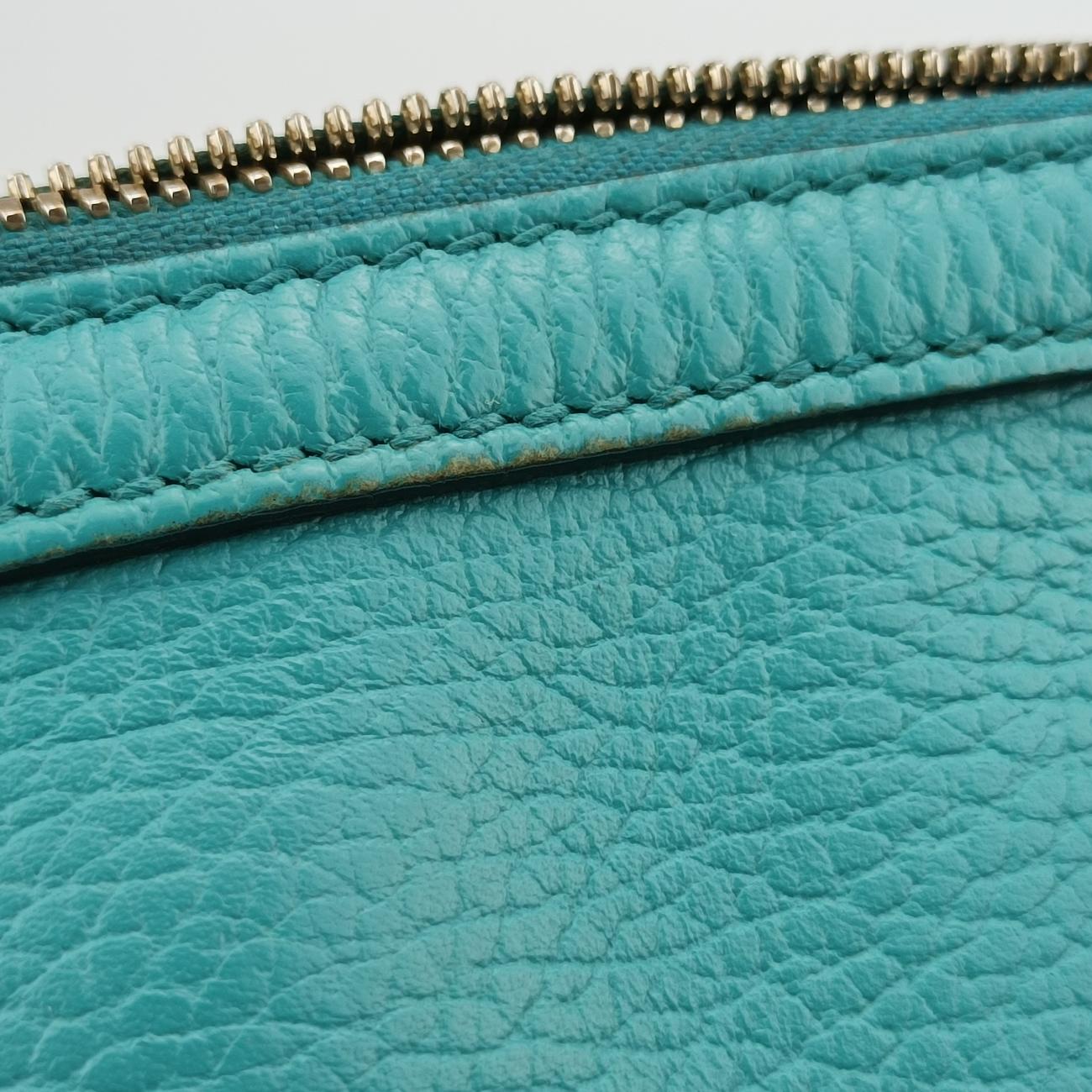 Interlocking G charm Dome Blue Leather 449661 A021395640インターロッキングG チャーム ドーム ブルー レザー 449661 A021395640