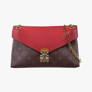 PALLAS ChainBrown×CERISEMonogram Canvas×calf leatherM41201CA3196パラス チェーンモノグラム/ブラウン系×スリーズモノグラムキャンバス×カーフレザーM41201CA3196