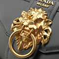 Animalier Cahier Lions Head Black Leather 1BD089 25カイエ ライオンヘッド ブラック レザー 1BD089 25