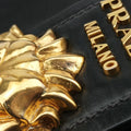 Animalier Cahier Lions Head Black Leather 1BD089 25カイエ ライオンヘッド ブラック レザー 1BD089 25