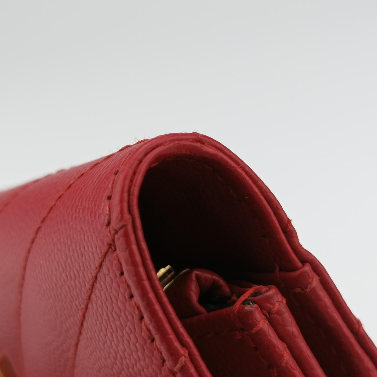 Monogram Red Caviar Skin 393953 GNC393953.0516モノグラム レッド キャビアスキン 393953 GNC393953.0516