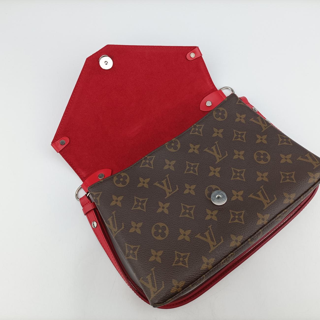 SAINT MICHEL brown×COQUELICOT Monogram Canvas×calf leather M44031 CA3197サンミシェル モノグラム/ブラウン系×コクリコ モノグラムキャンバス×カーフレザー M44031 CA3197