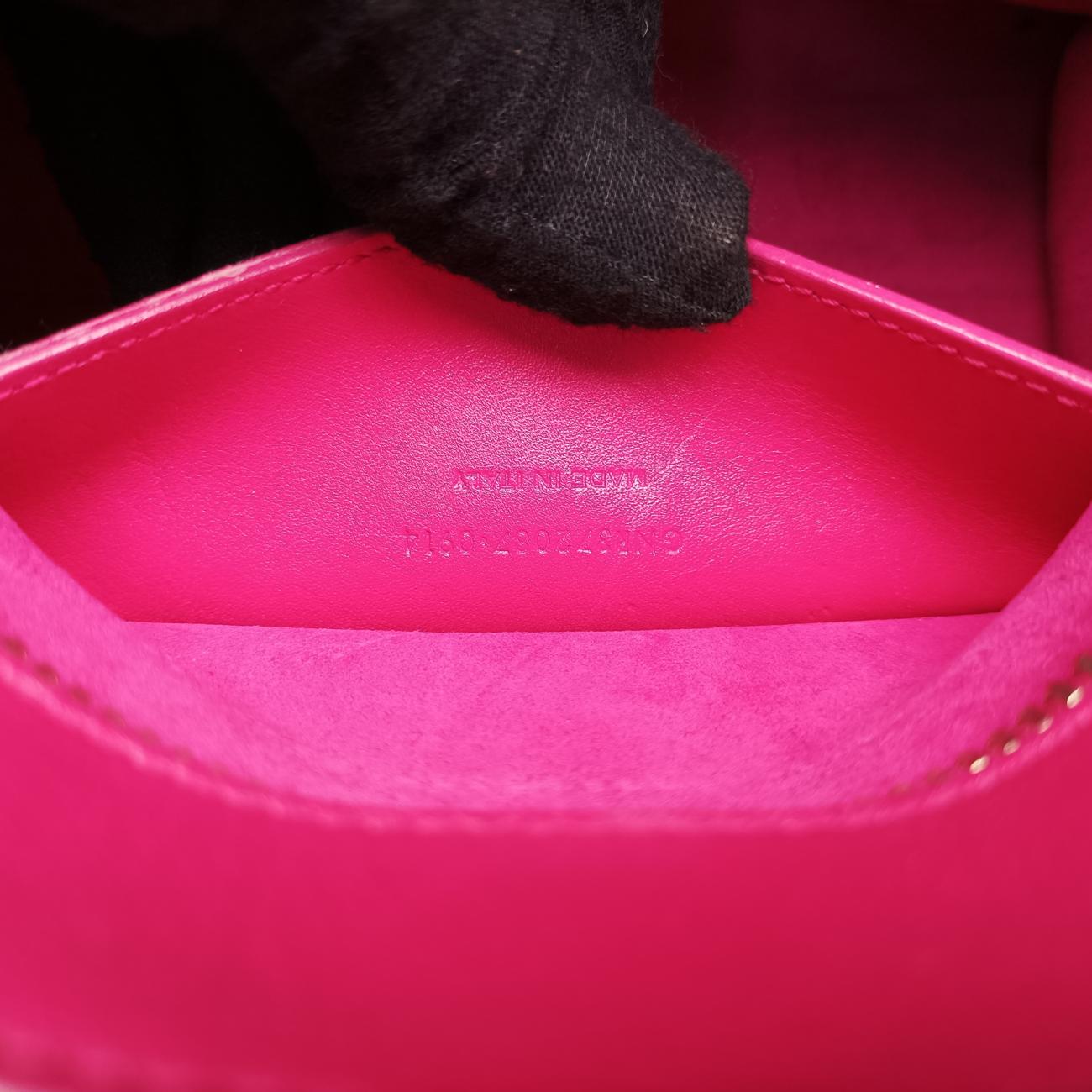 baby cabas Rose leather 372087 GNR372087.0914ベイビーカバス ローズ レッド レザー 372087 GNR372087.0914