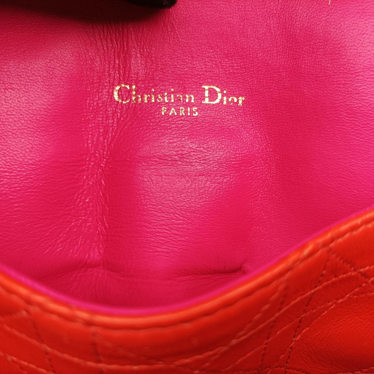 Miss Dior Rose Lambskin 18-MA-0143ミスディオール ローズ レッド ラムスキン 18-MA-0143