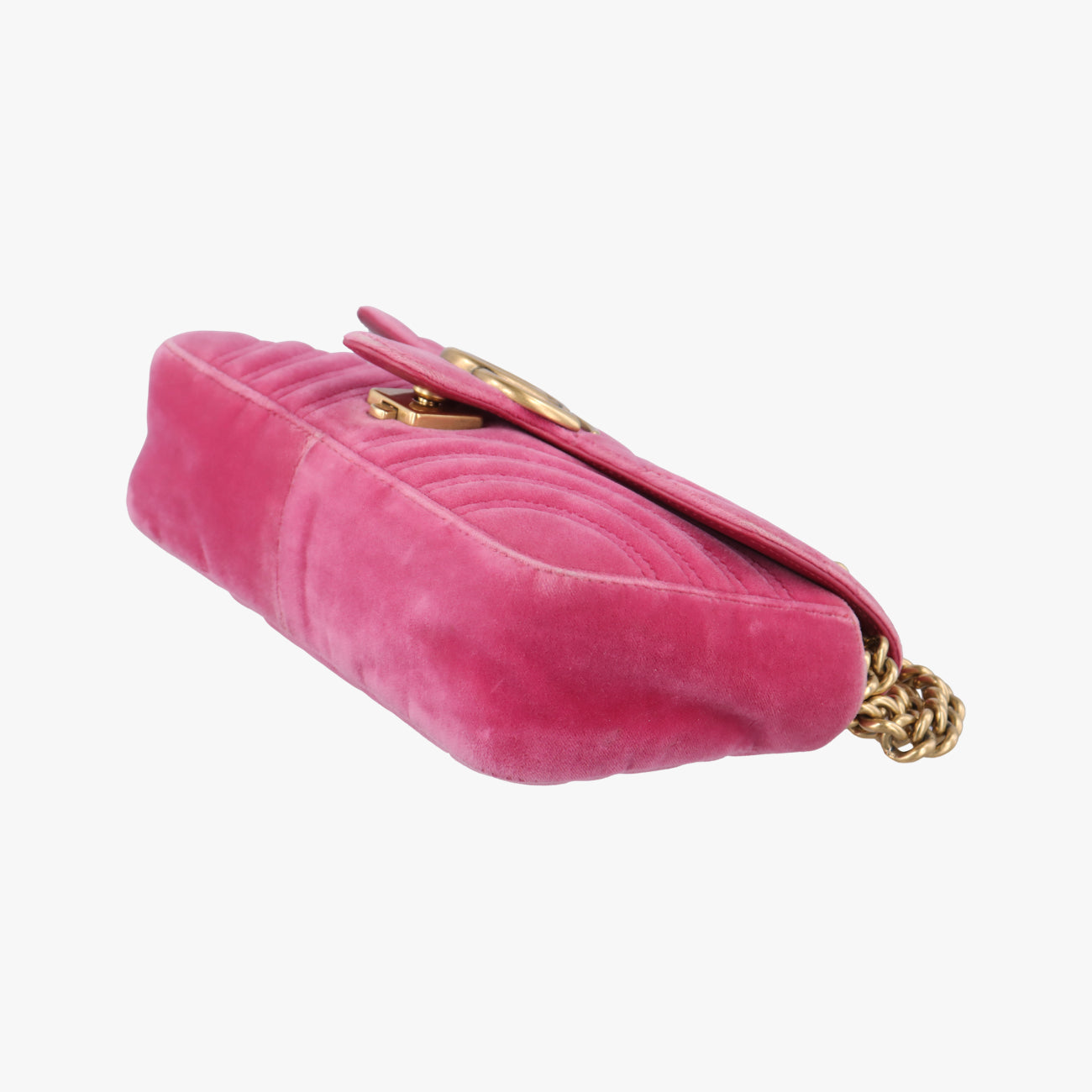 GG Marmont Pink velour 446744 I023290876GGマーモント ピンク ベロア 446744 I023290876