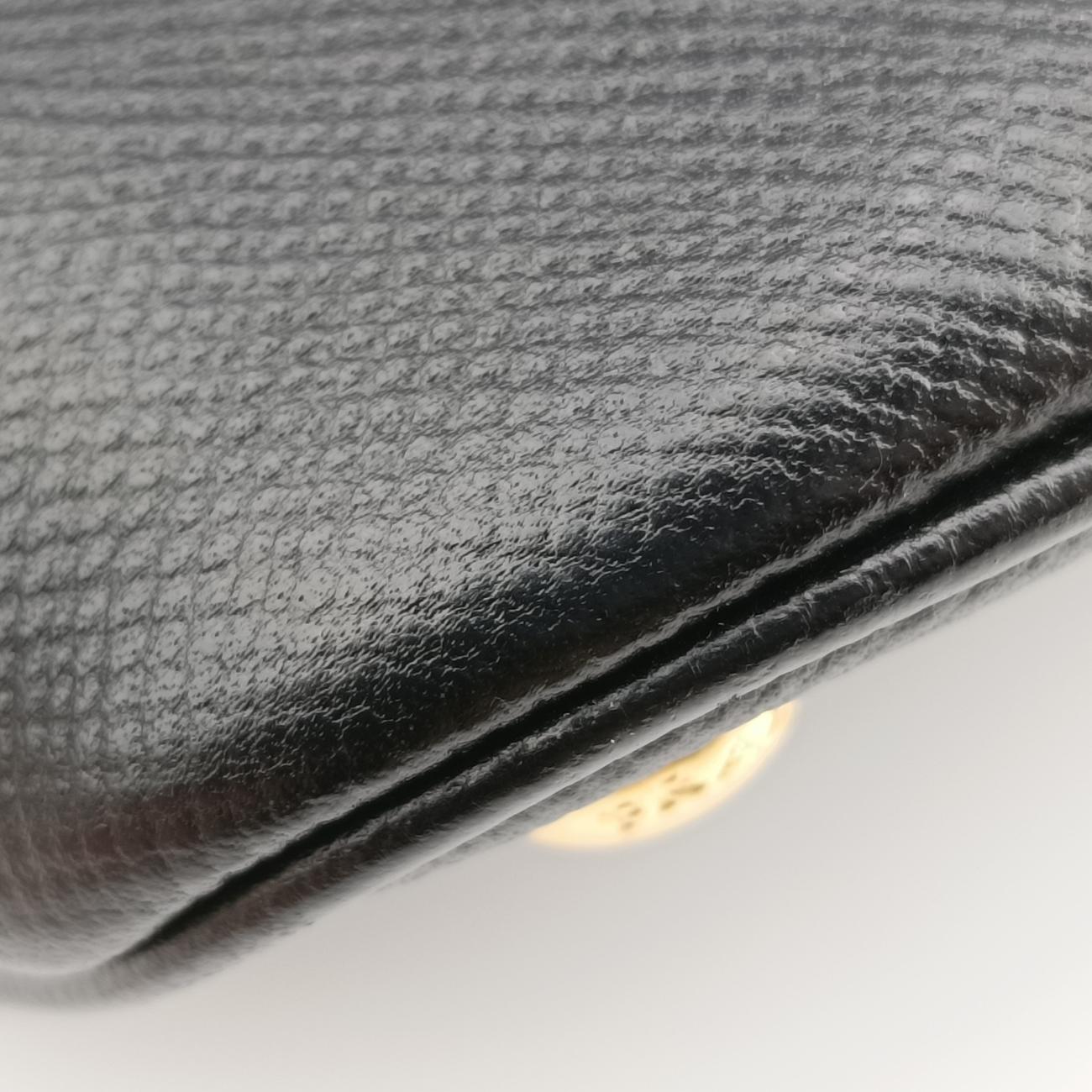 Cuir Top Handle Black SAFFIANO Leather 117クイール トップ ハンドル ブラック サフィアーノレザー BL0902 117