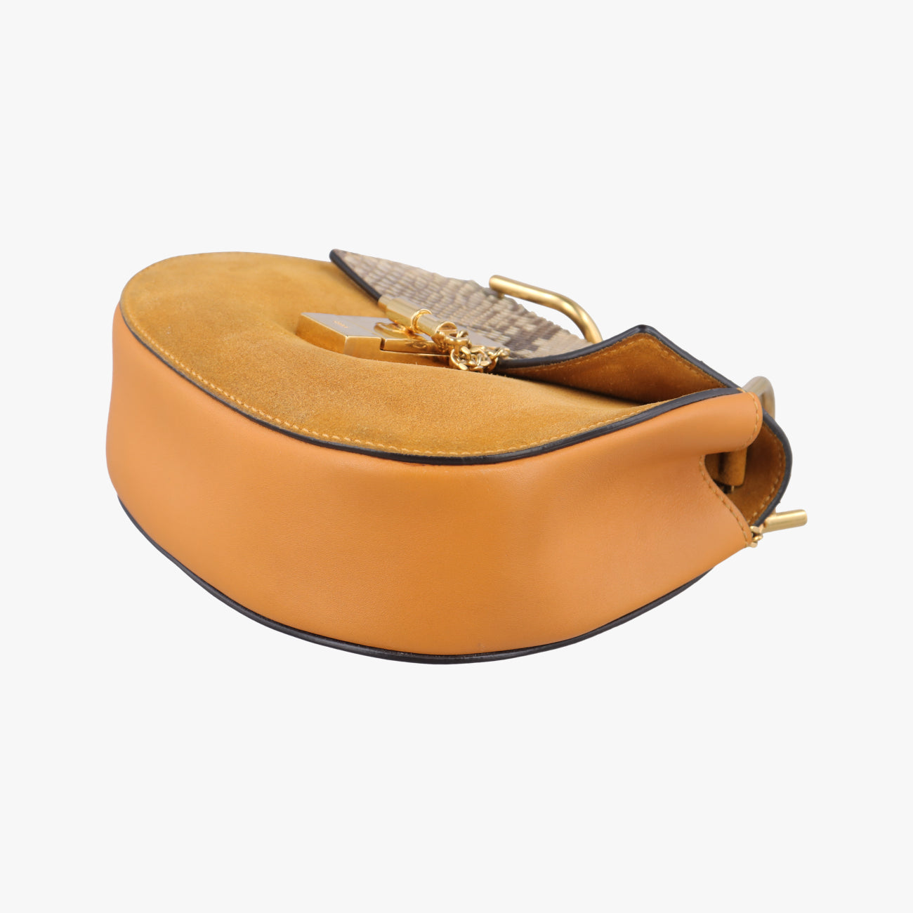 DREW Brown×Multicolour Leather×Suede×snakeskin 02 15 70 65ドリュー ブラウン×マルチカラー レザー×スエード×ヘビ革 02 15 70 65