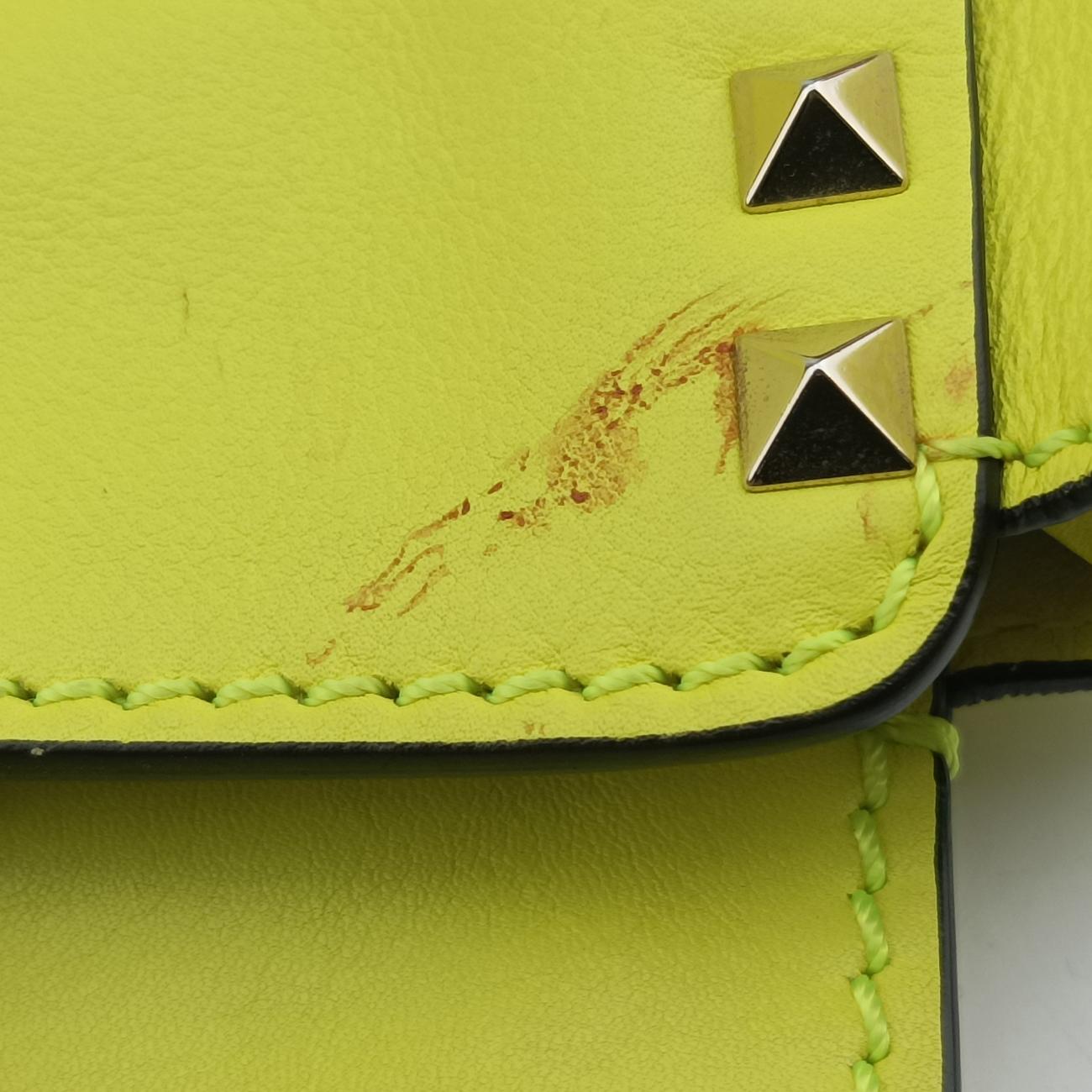 Rockstud Yellow Leather Lot number unknownロックスタッズ イエロー レザー 製番不明