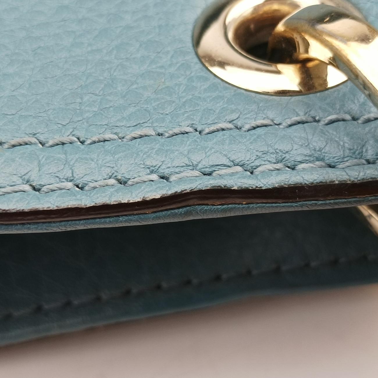 bamboo shopper Blue Leather 323660 G015043925バンブーショッパー ブルー レザー 323660 G015043925