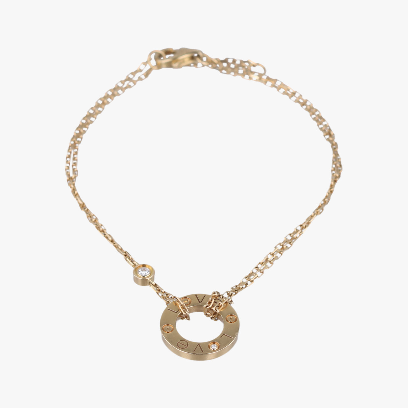 Love Circle DIAMONDS Golden AU750 B6038300 DYF404ラブサークル ダイヤモンド ゴールド AU750 B6038300 DYF404