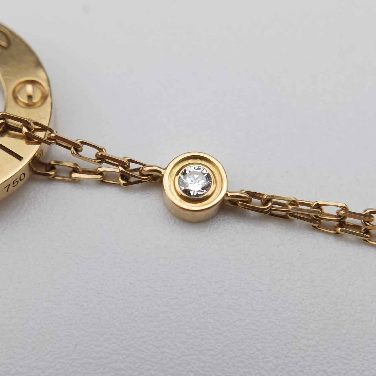 Love Circle DIAMONDS Golden AU750 B6038300 DYF404ラブサークル ダイヤモンド ゴールド AU750 B6038300 DYF404