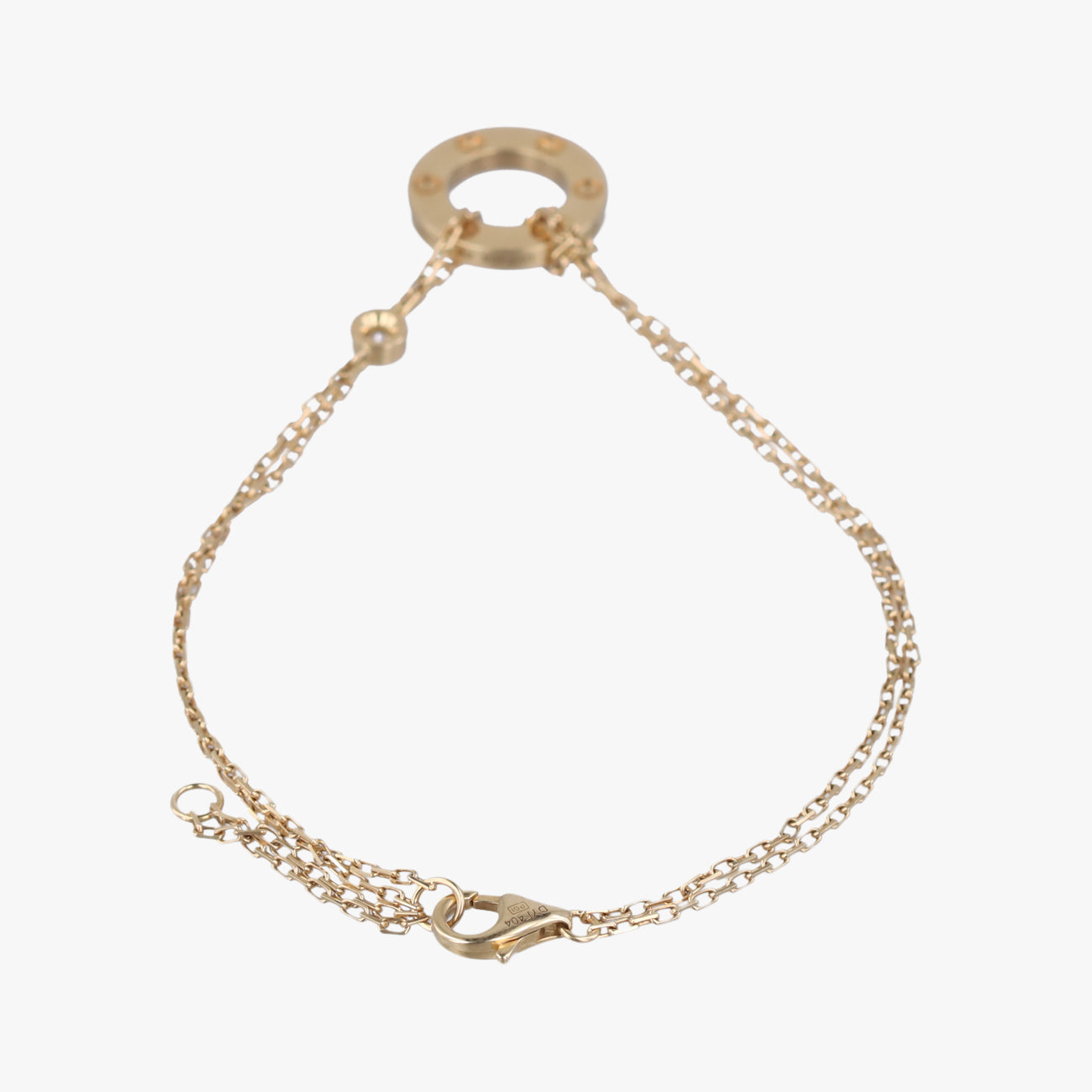 Love Circle DIAMONDS Golden AU750 B6038300 DYF404ラブサークル ダイヤモンド ゴールド AU750 B6038300 DYF404