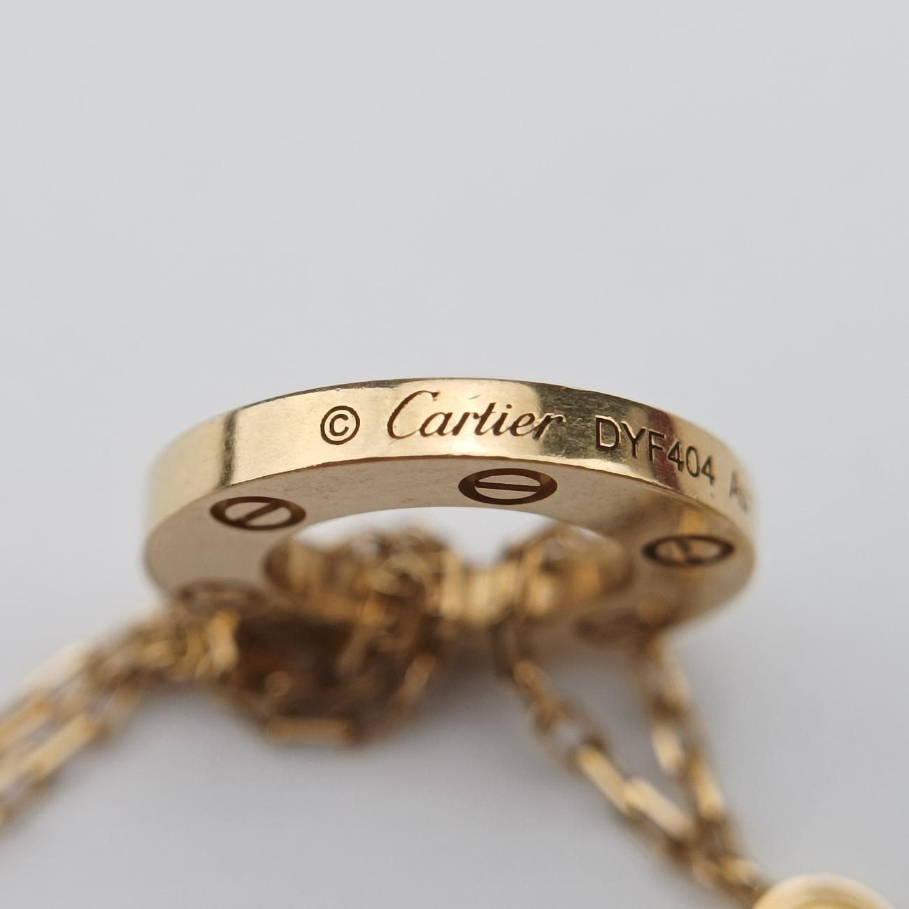 Love Circle DIAMONDS Golden AU750 B6038300 DYF404ラブサークル ダイヤモンド ゴールド AU750 B6038300 DYF404