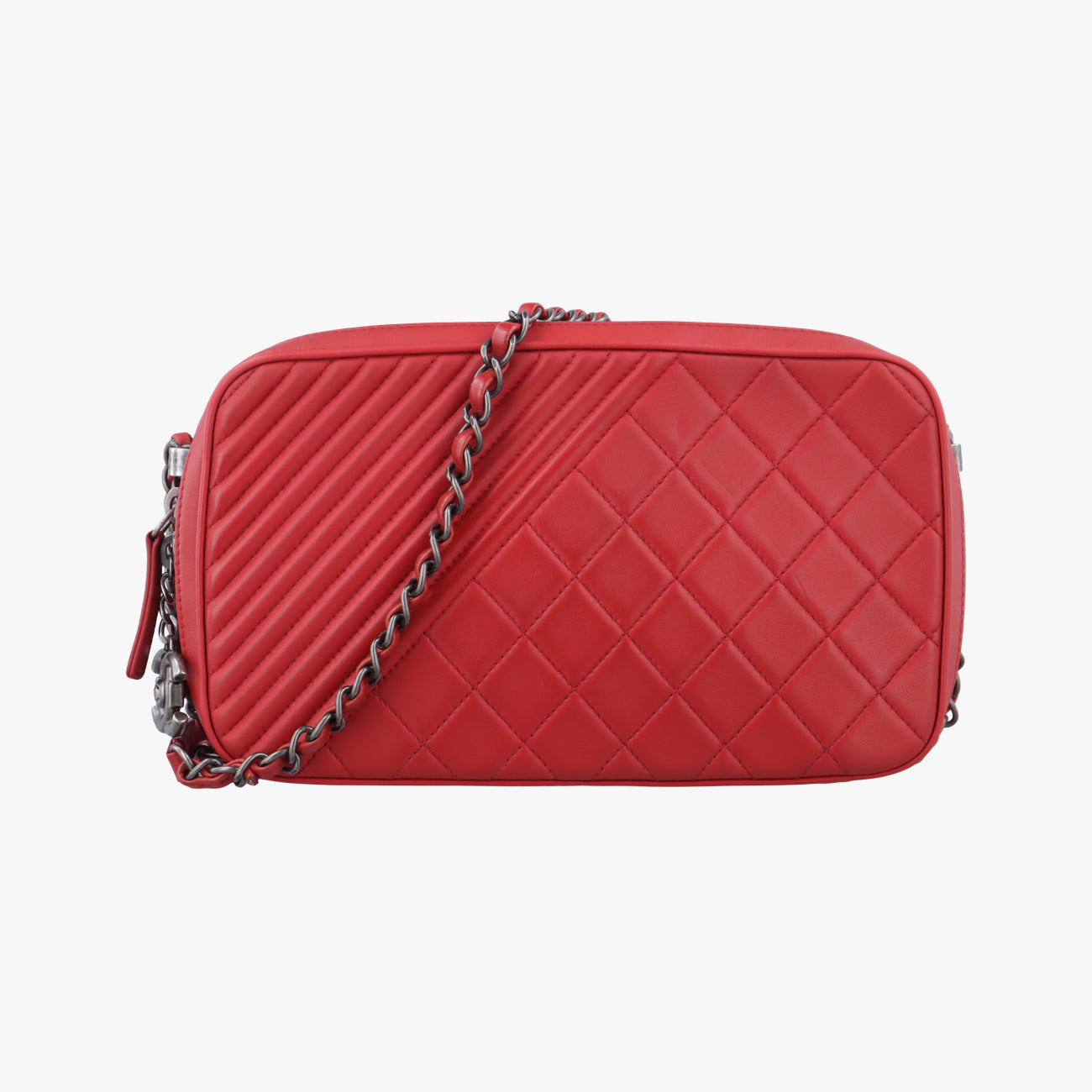 Coco Boy Camera Case Red Lambskin 20613382ココボーイ カメラケース レッド ラムスキン A92656 20613382