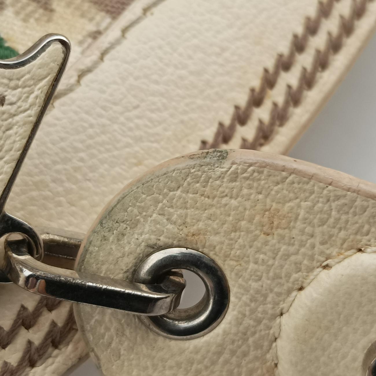 Lotter Vintage Flower LineIvory×Beige×MulticolorCanvas × Leather05-MA-0065ロッター ヴィンテージフラワーラインアイボリー×ベージュ×マルチカラーキャンバス×レザー05-MA-0065