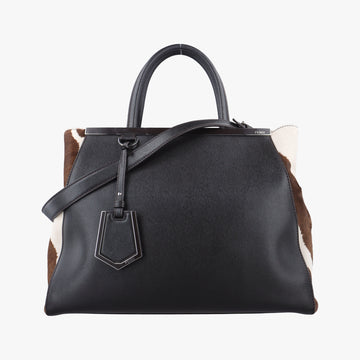 2 JOURS Black×Multicolour Leather x ponyhair　 8BH250 8BH250-K4J 139-2461トゥージュール ブラック×マルチカラー レザー×ハラコ 8BH250 8BH250-K4J 139-2461