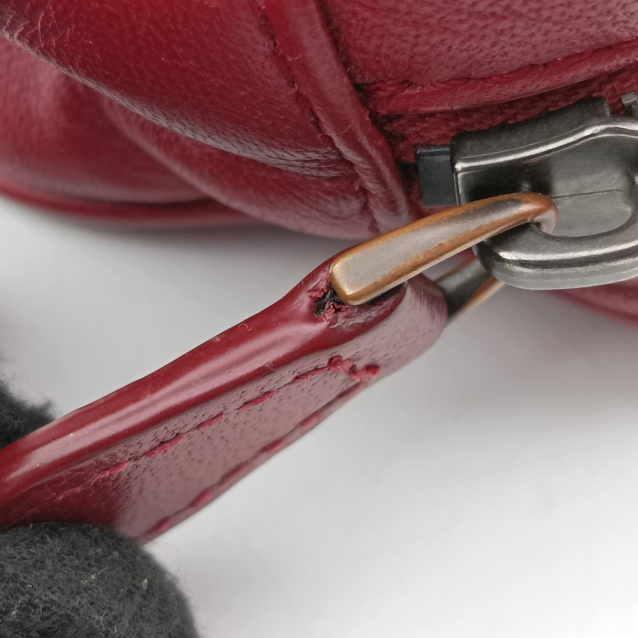 Intrecciato Burgundy lambskin B07806689Yイントレチャート ワインレッド ラムスキン B07806689Y