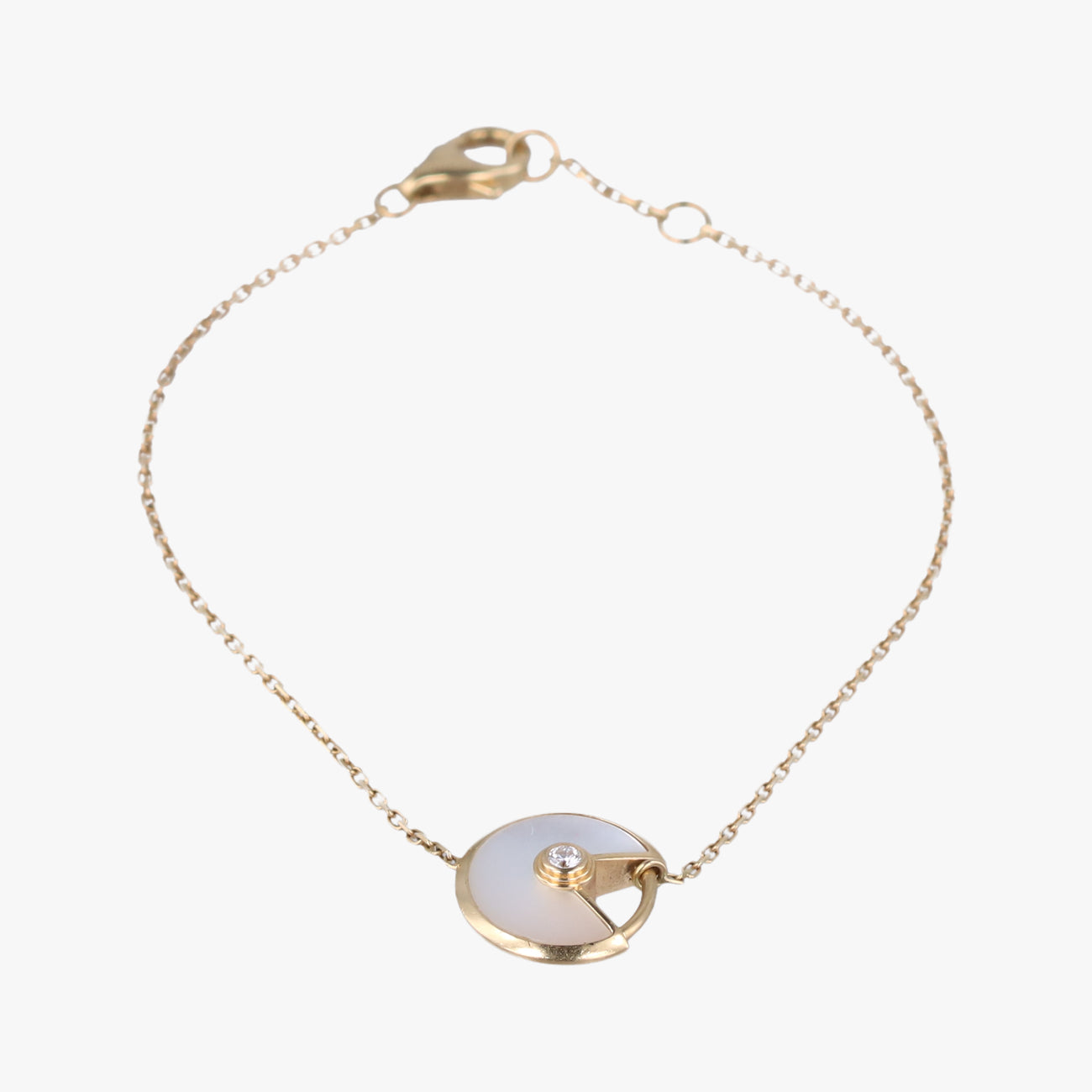 Amulette de Cartier Golden×white AU750 B6044015 KEX146アミュレット ドゥ カルティエ ゴールド×ホワイト AU750 B6044015 KEX146