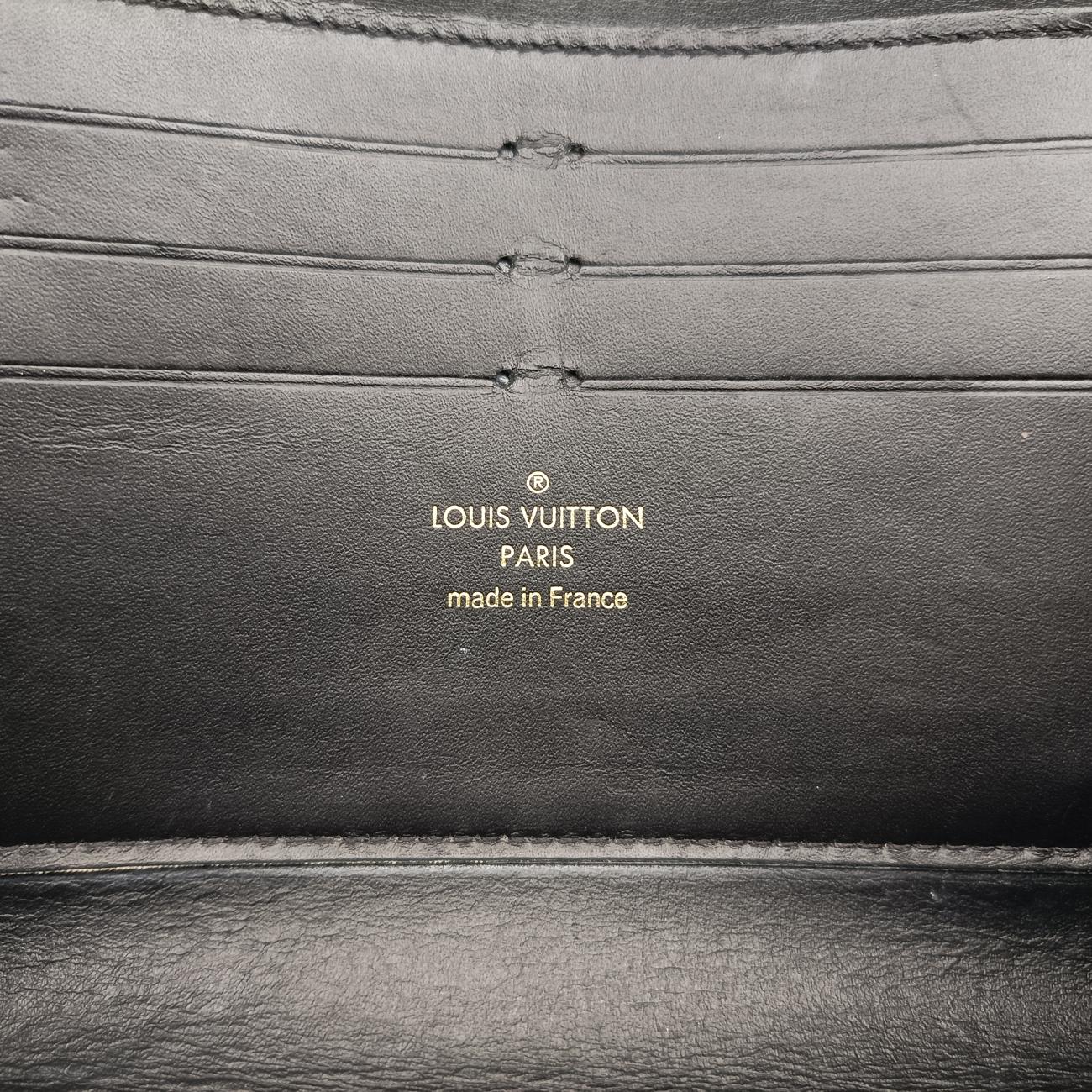 Portefeuille Twist Chain Wallet Black x Brown x White PVC x Leather M62872 SP2187ポルトフォイユ ツイストチェーン チェーンウォレット ブラック×ブラウン×ホワイト PVC×レザー M62872 SP2187