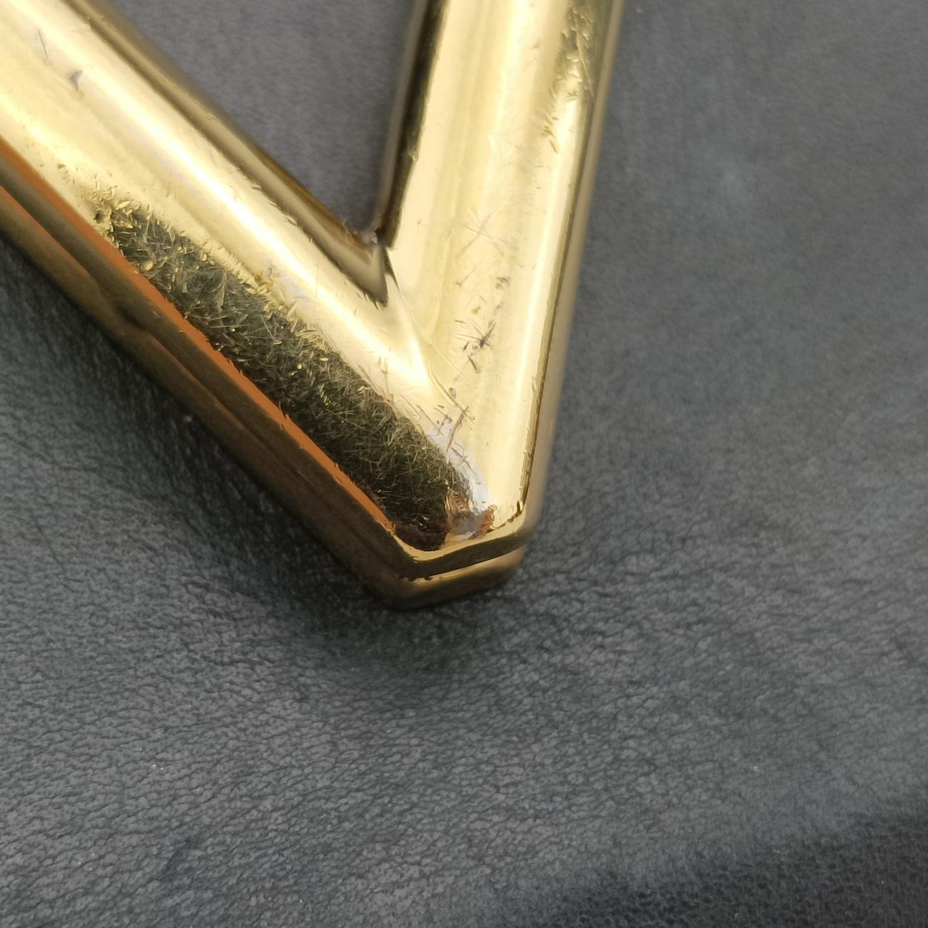 Portefeuille Twist Chain Wallet Black x Brown x White PVC x Leather M62872 SP2187ポルトフォイユ ツイストチェーン チェーンウォレット ブラック×ブラウン×ホワイト PVC×レザー M62872 SP2187