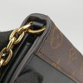 Portefeuille Twist Chain Wallet Black x Brown x White PVC x Leather M62872 SP2187ポルトフォイユ ツイストチェーン チェーンウォレット ブラック×ブラウン×ホワイト PVC×レザー M62872 SP2187