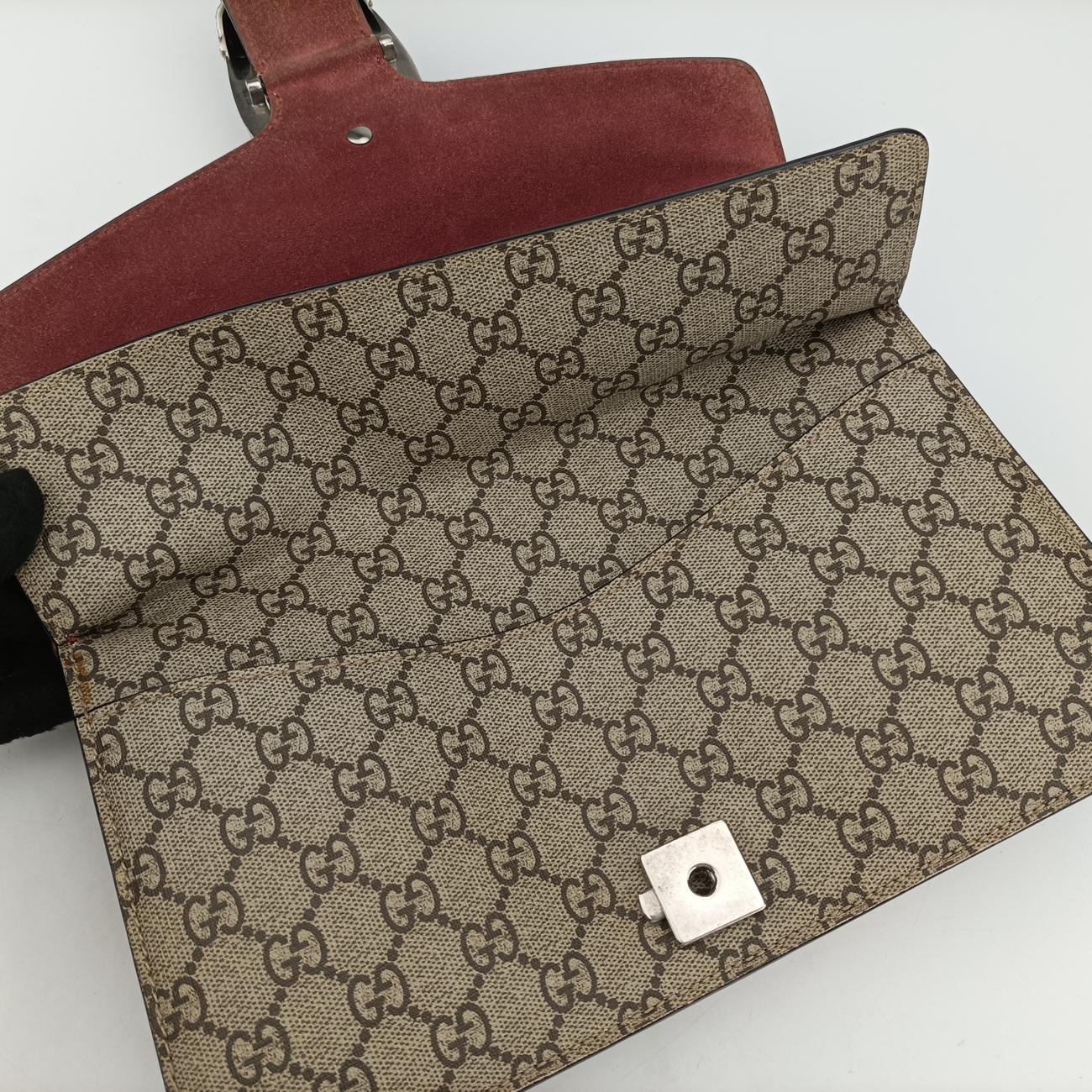 Dionysus Beige×Red×multicolor PVC coated canvas 400249 I023235583ディオニュソス ベージュ×レッド×マルチカラー PVCコーティングキャンバス 400249 I023235583