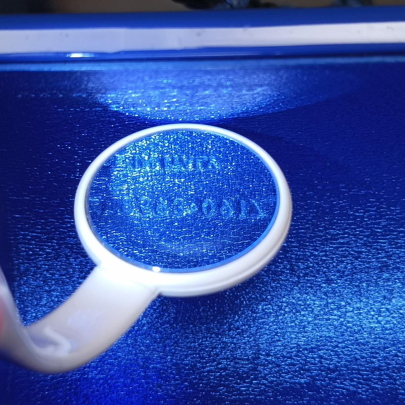 Fringe Monogram Opium Box Blue Plexiglass 418593 ART418593.0917フリンジモノグラムオピウムボックス ブルー プレキシガラス 418593 ART418593.0917