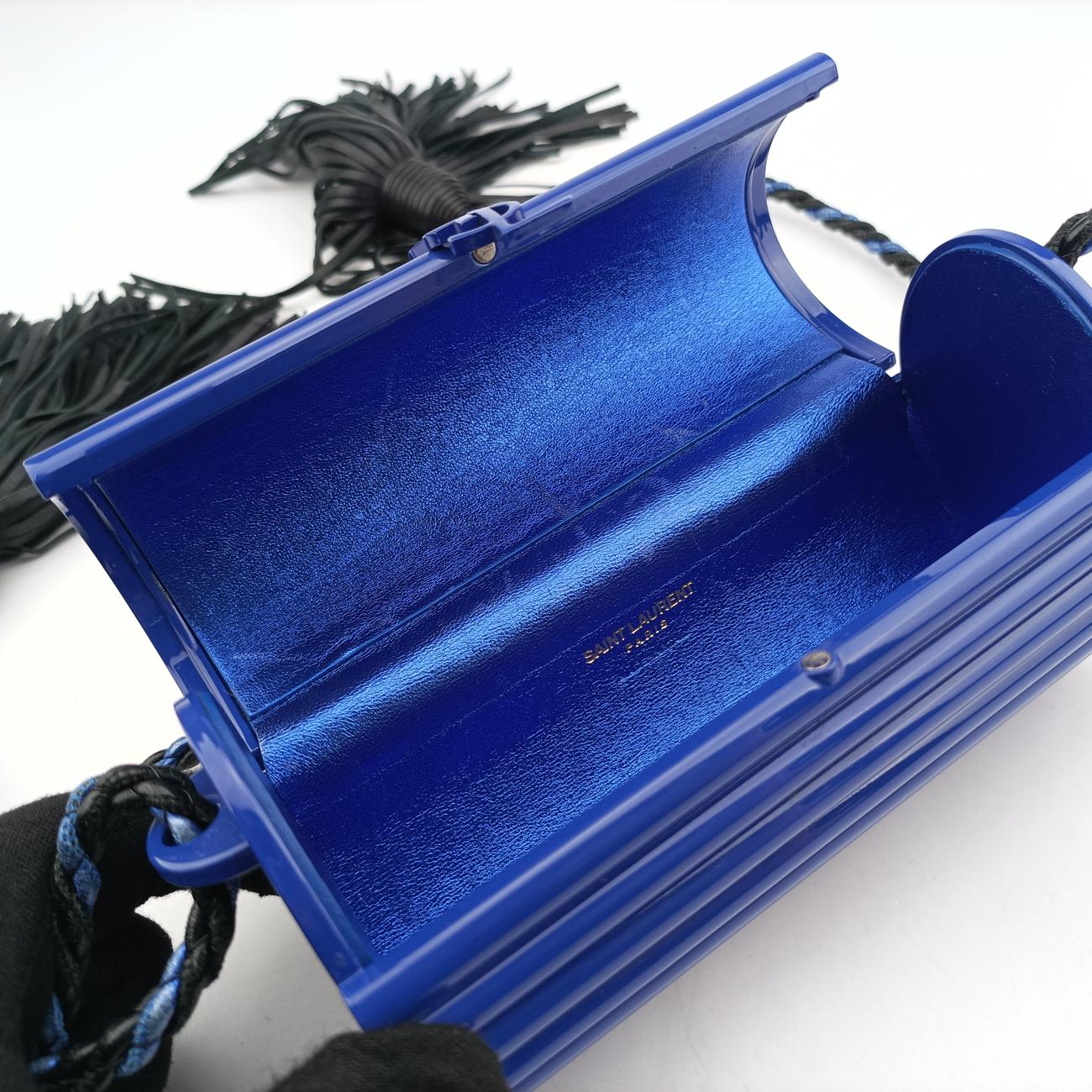 Fringe Monogram Opium Box Blue Plexiglass 418593 ART418593.0917フリンジモノグラムオピウムボックス ブルー プレキシガラス 418593 ART418593.0917