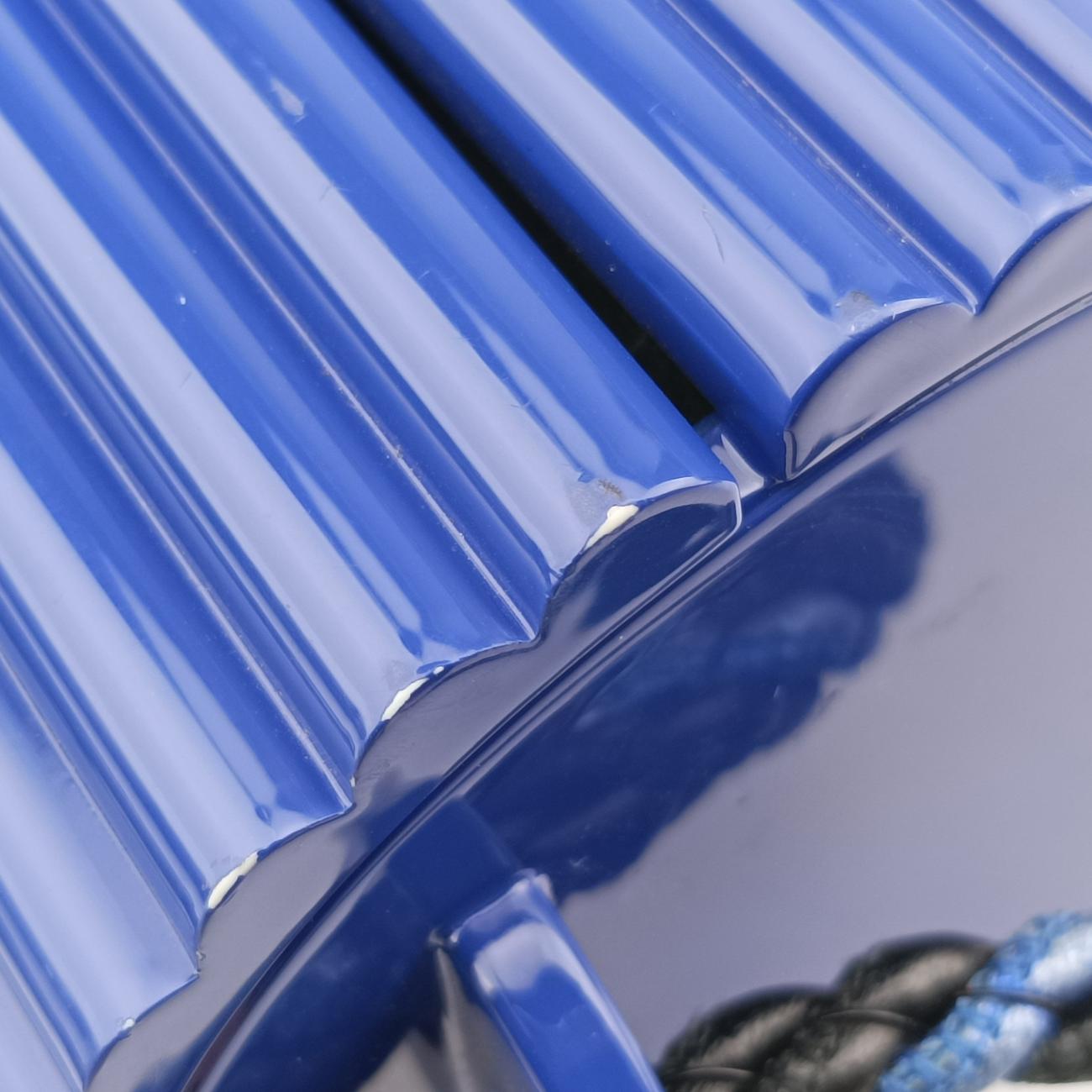 Fringe Monogram Opium Box Blue Plexiglass 418593 ART418593.0917フリンジモノグラムオピウムボックス ブルー プレキシガラス 418593 ART418593.0917