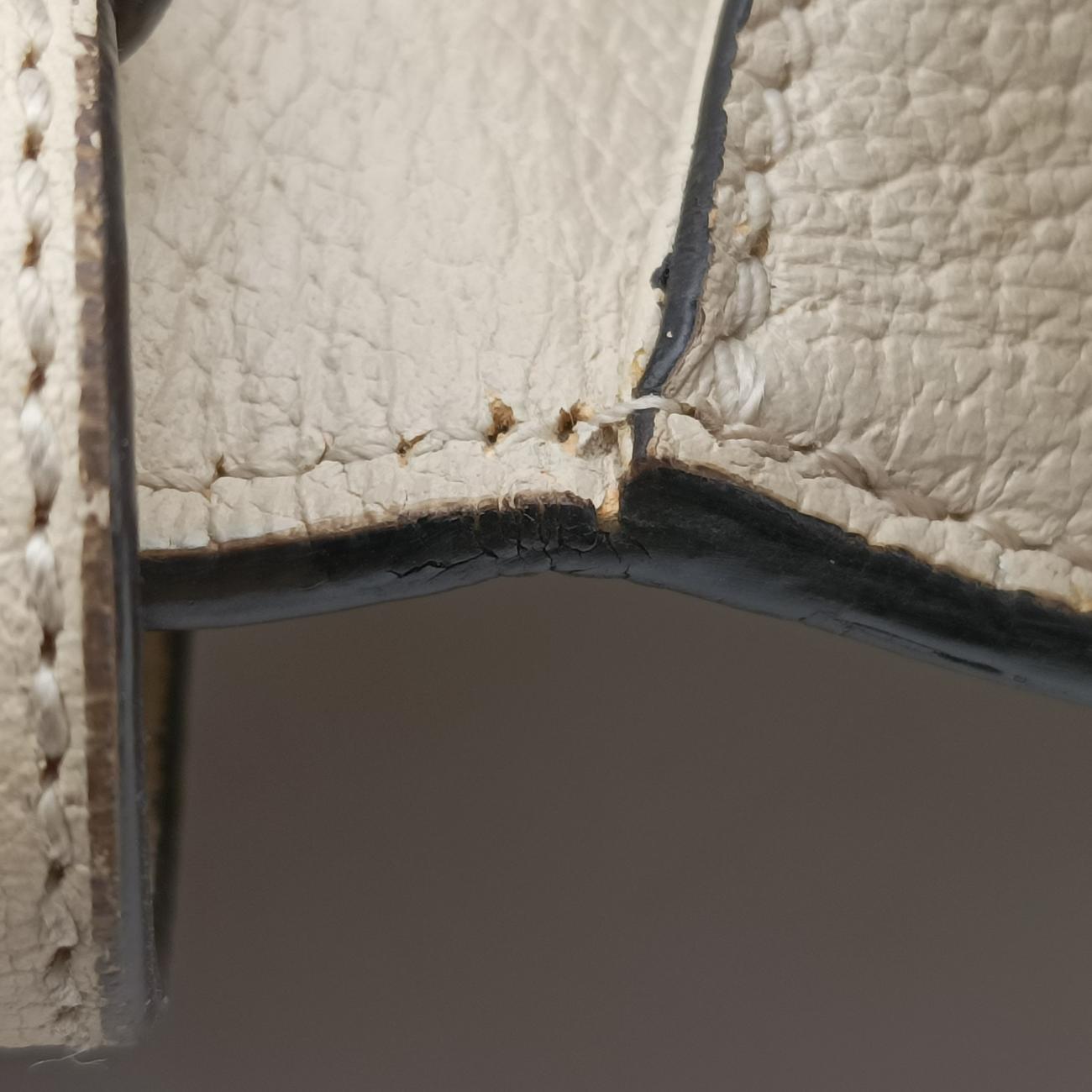 Sylvie Ivory×navy×red Leather C026707430シルヴィ アイボリー×ネイビー×レッド レザー 470270 C026707430