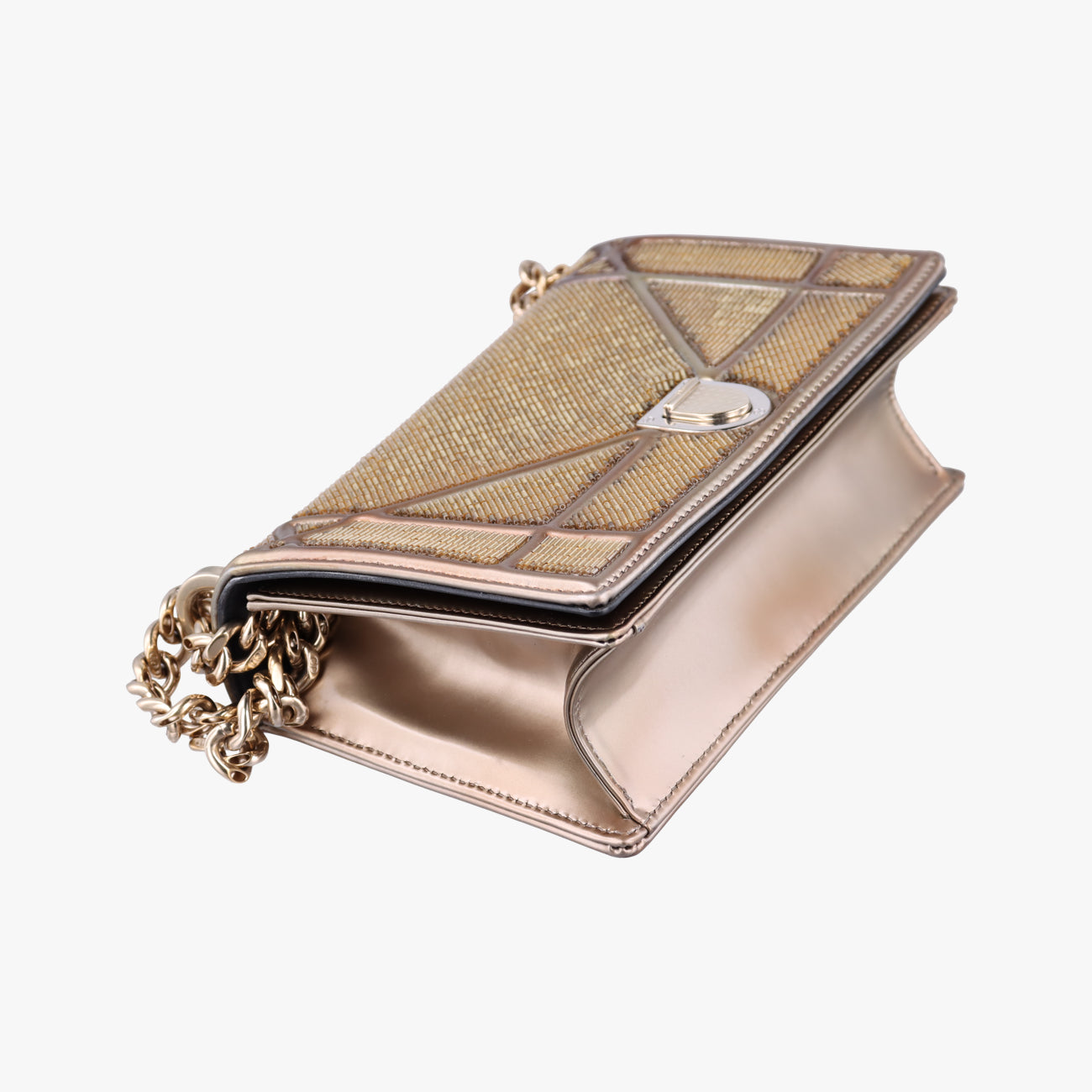 DioramaGoldenGold Beaded Metallic Leather09-BO-1125ディオラマゴールド ゴールド ビーデッド メタリック レザー09-BO-1125