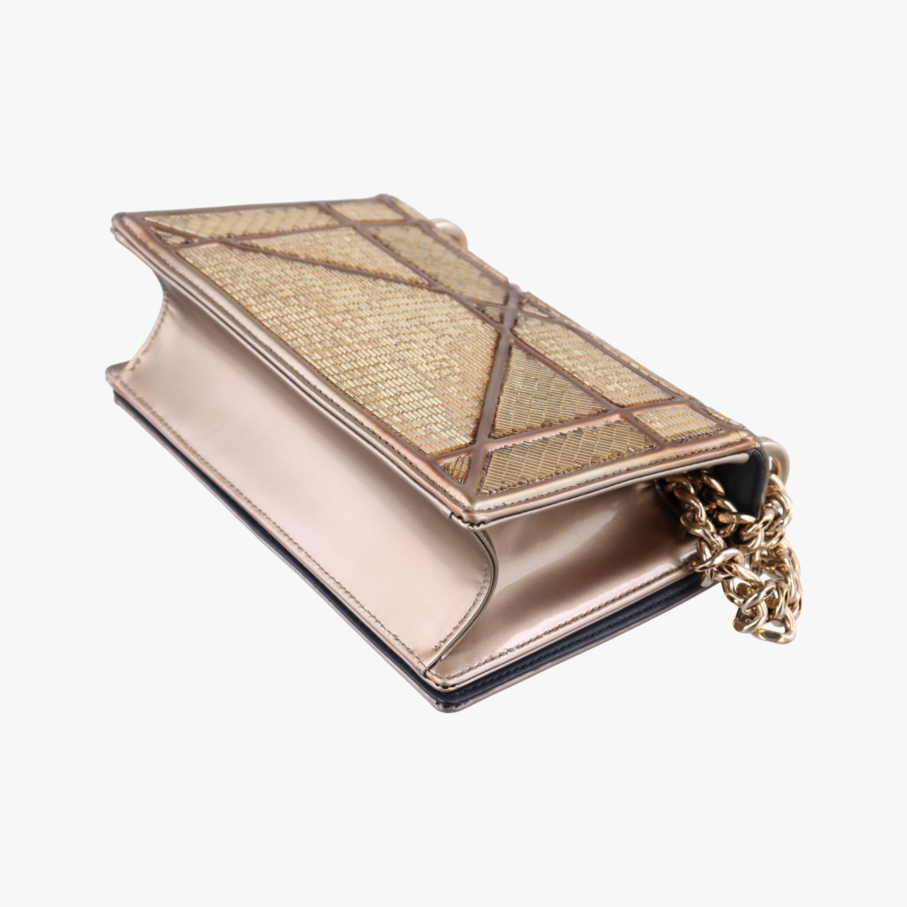 DioramaGoldenGold Beaded Metallic Leather09-BO-1125ディオラマゴールド ゴールド ビーデッド メタリック レザー09-BO-1125