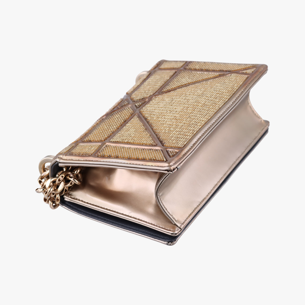 DioramaGoldenGold Beaded Metallic Leather09-BO-1125ディオラマゴールド ゴールド ビーデッド メタリック レザー09-BO-1125