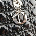 Lady Dior Black Patent 01-MA-0130レディディオール ブラック パテント 01-MA-0130