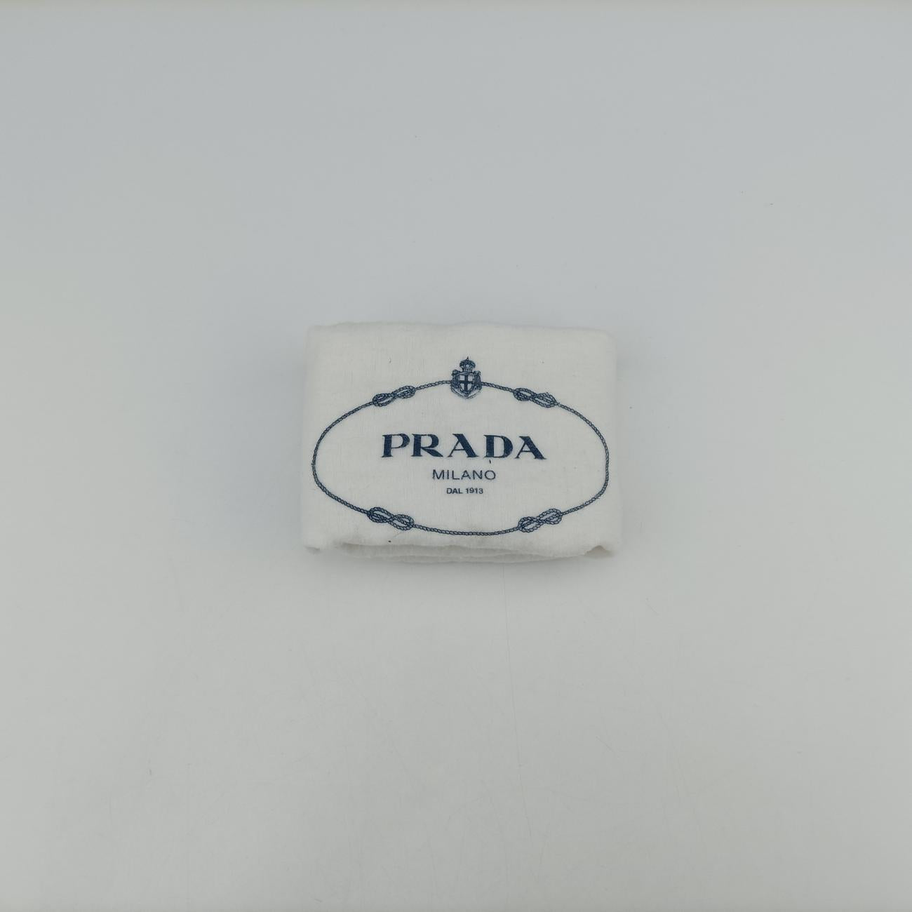 Monochrome Robot White SAFFIANO Leather 1BD127 7/Dモノクローム ロボット ホワイト サフィアーノレザー 1BD127 7/D