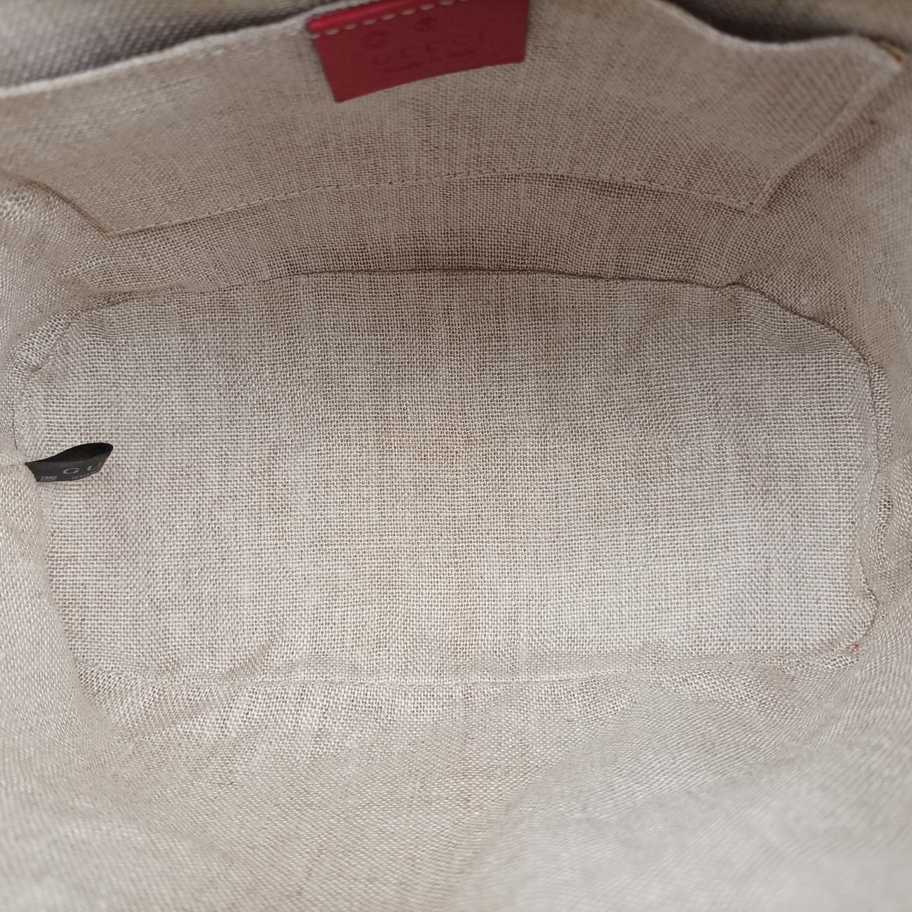 Interlocking G charm Dome Red Leather I023724370インターロッキングG チャーム ドーム レッド レザー 449661 I023724370