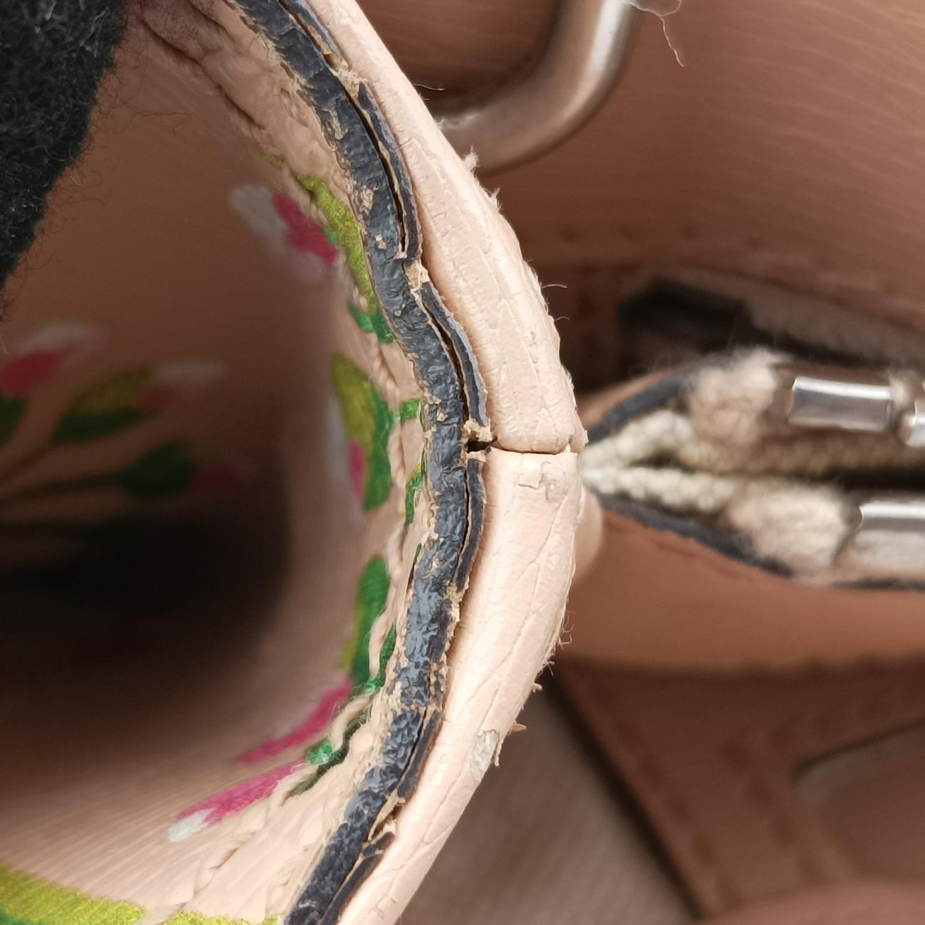 bamboo shopper Beige×Multicolour Leather 323660 H019398469バンブーショッパー ベージュ×マルチカラー レザー 323660 H019398469