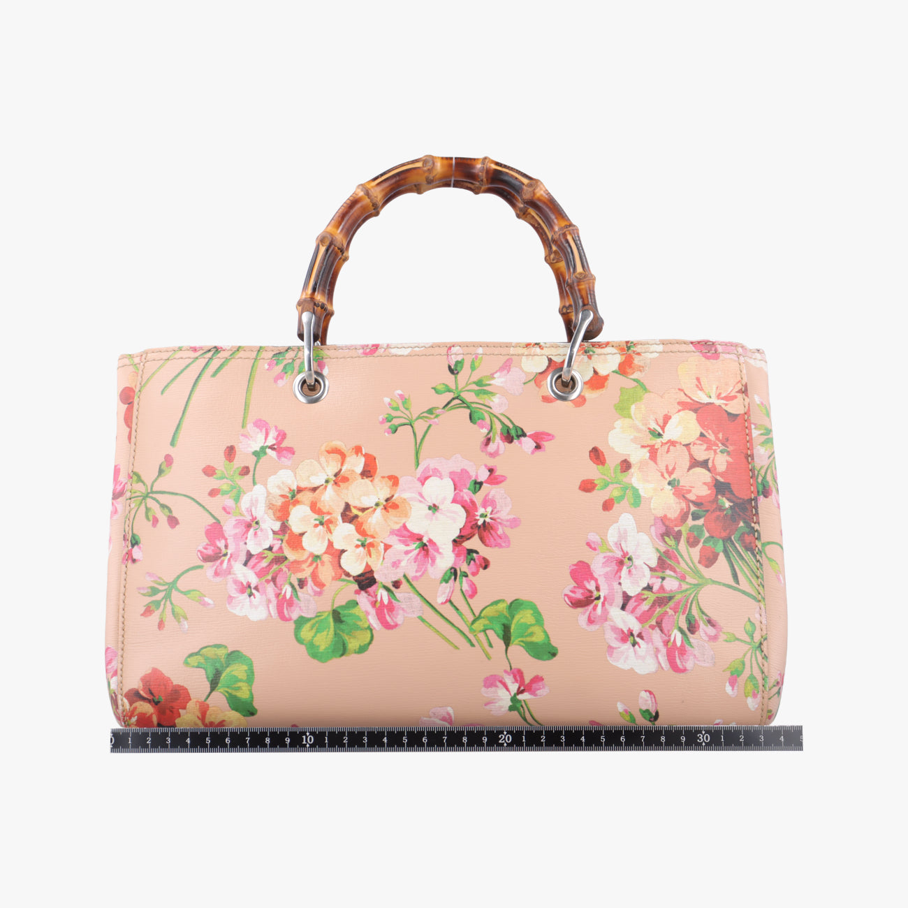 bamboo shopper Beige×Multicolour Leather 323660 H019398469バンブーショッパー ベージュ×マルチカラー レザー 323660 H019398469