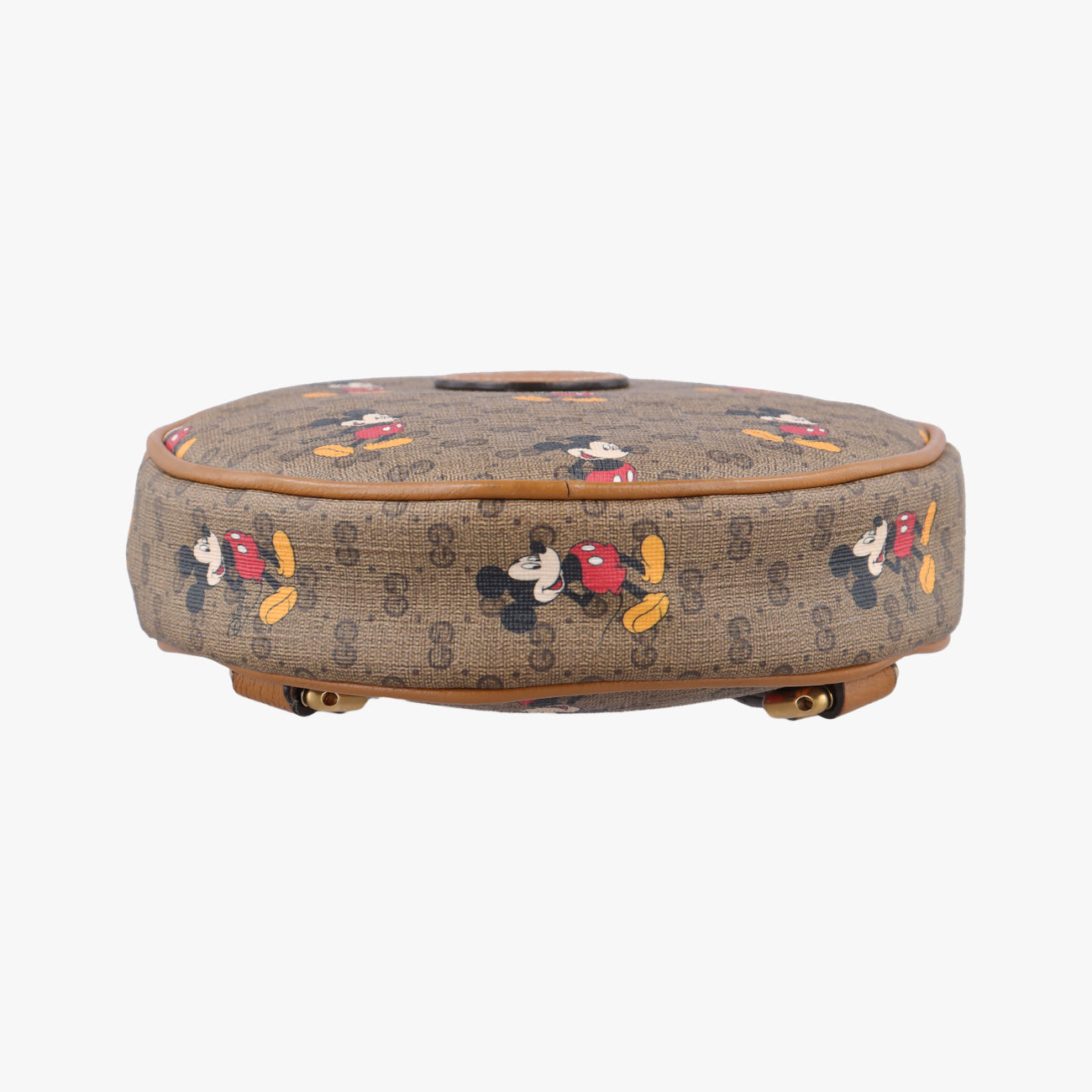 DISNEY Collaboration Mickey Mouse Beige×Multicolour PVC coated canvas 603730 ディズニーコラボ ミッキーマウス ベージュ×マルチカラー PVCコーティングキャンバス 603730 