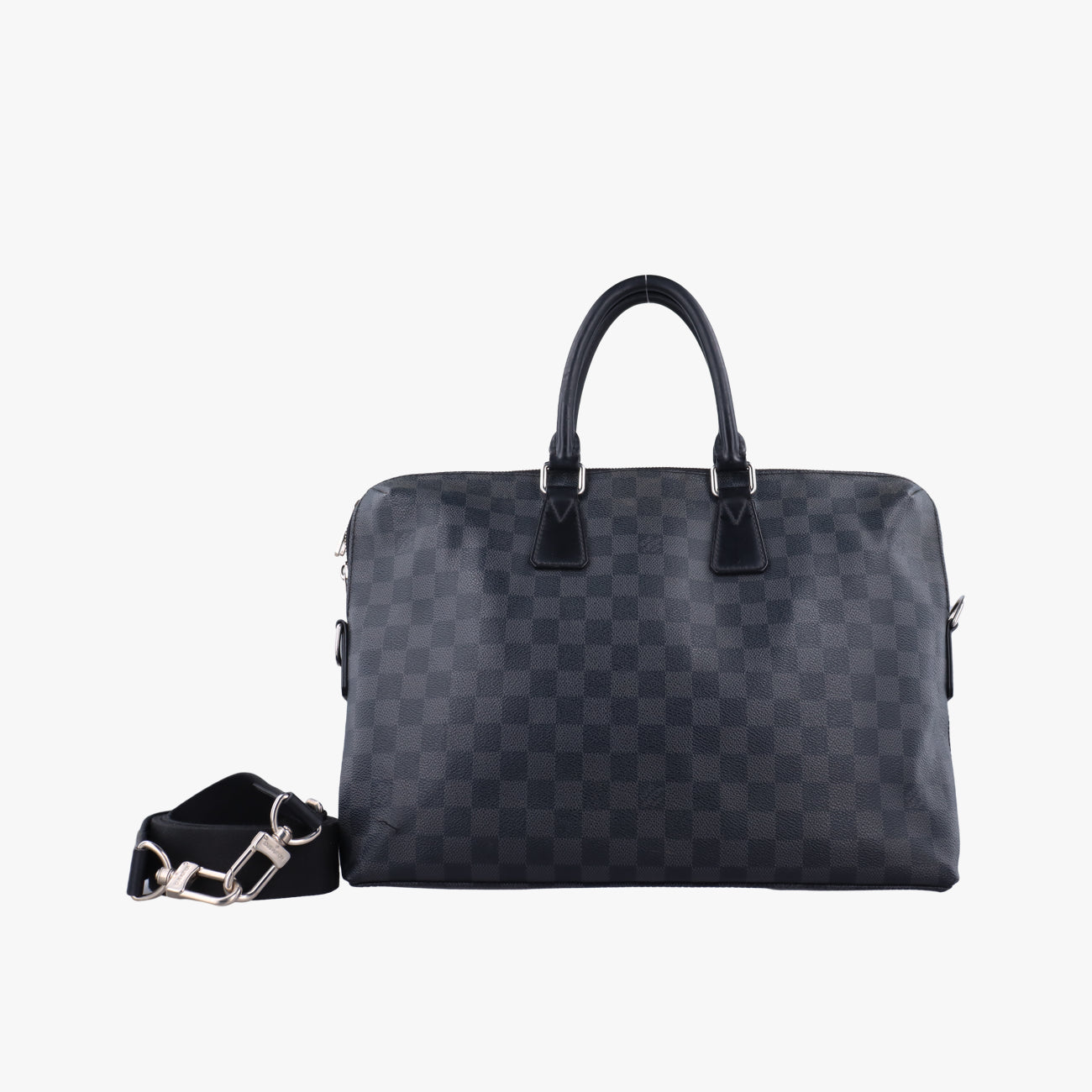 Porte Documents Jour Noir Damier Graphite N48224 SR4143ポルトドキュマン ジュール ノワール ダミエ グラフィット N48224 SR4143