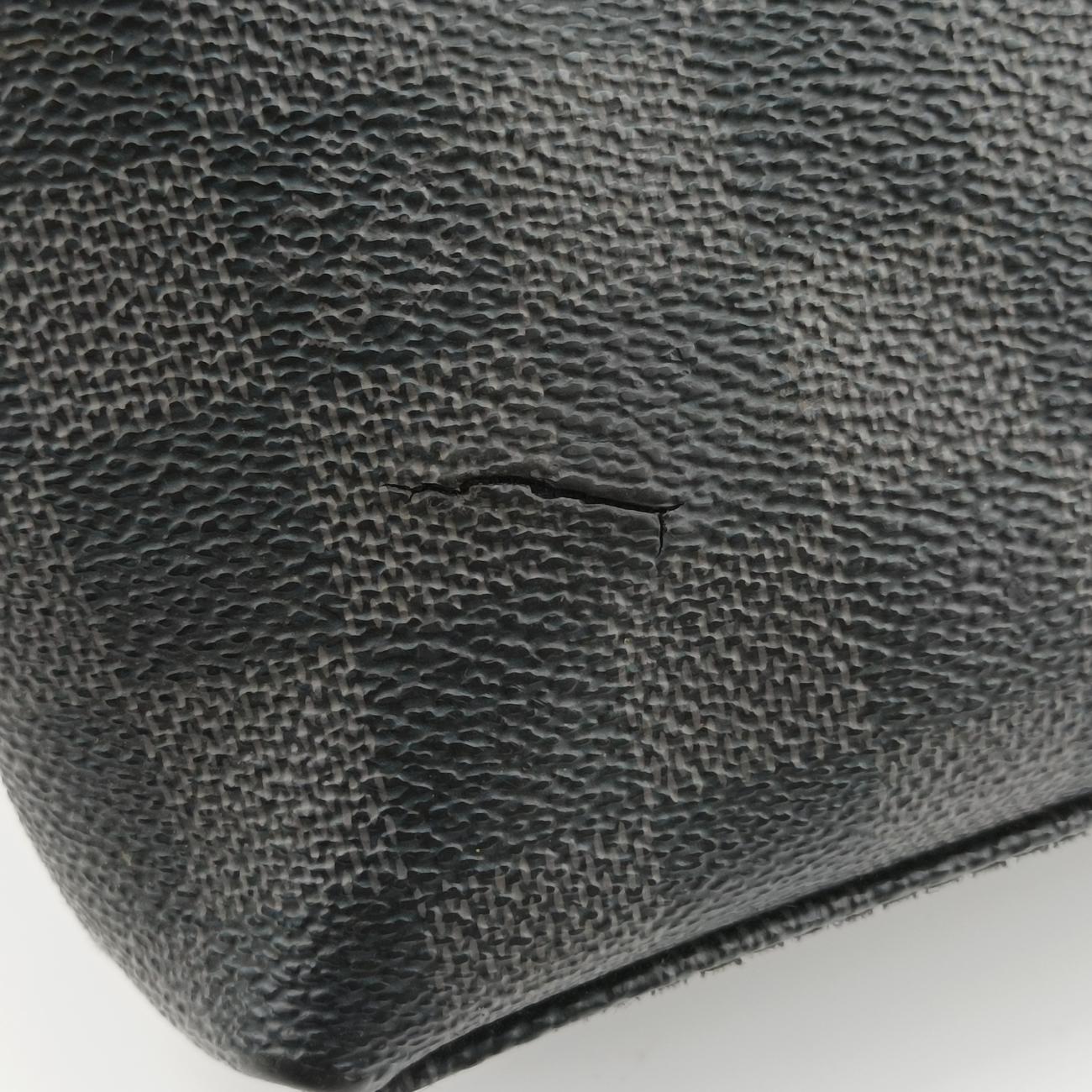 Porte Documents Jour Noir Damier Graphite N48224 SR4143ポルトドキュマン ジュール ノワール ダミエ グラフィット N48224 SR4143