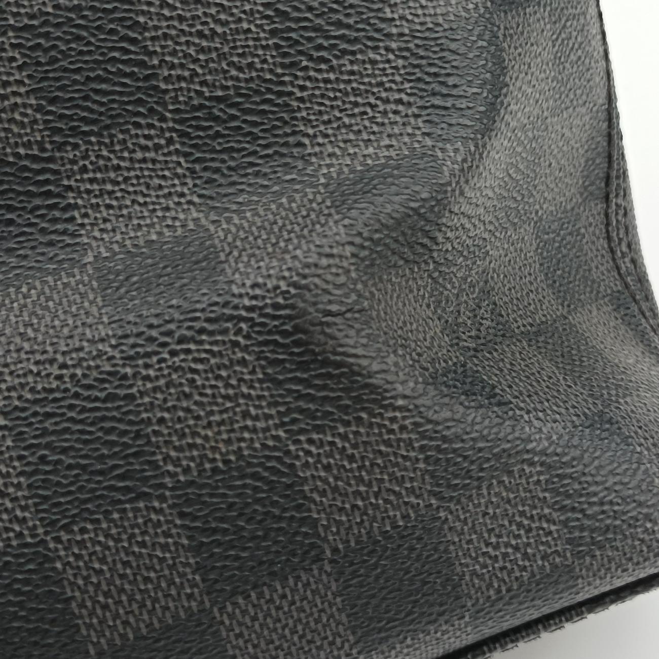 Porte Documents Jour Noir Damier Graphite N48224 SR4143ポルトドキュマン ジュール ノワール ダミエ グラフィット N48224 SR4143