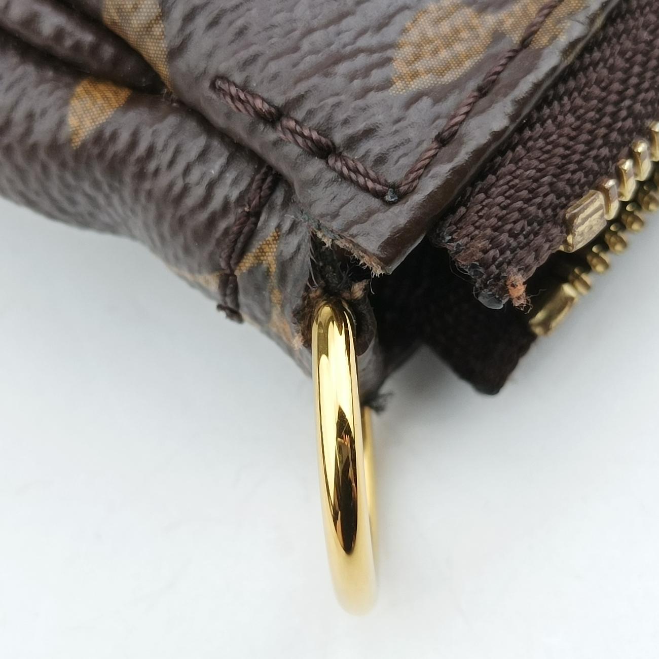 MULTI POCHETTE ACCESSOIRES MARRON×ROSE CLAIRE Monogram Canvas M44840 SR4149 SR0220 SR4230ミュルティポシェットアクセソワール マロン×ローズ クレール モノグラムキャンバス M44840 SR4149 SR0220 SR4230