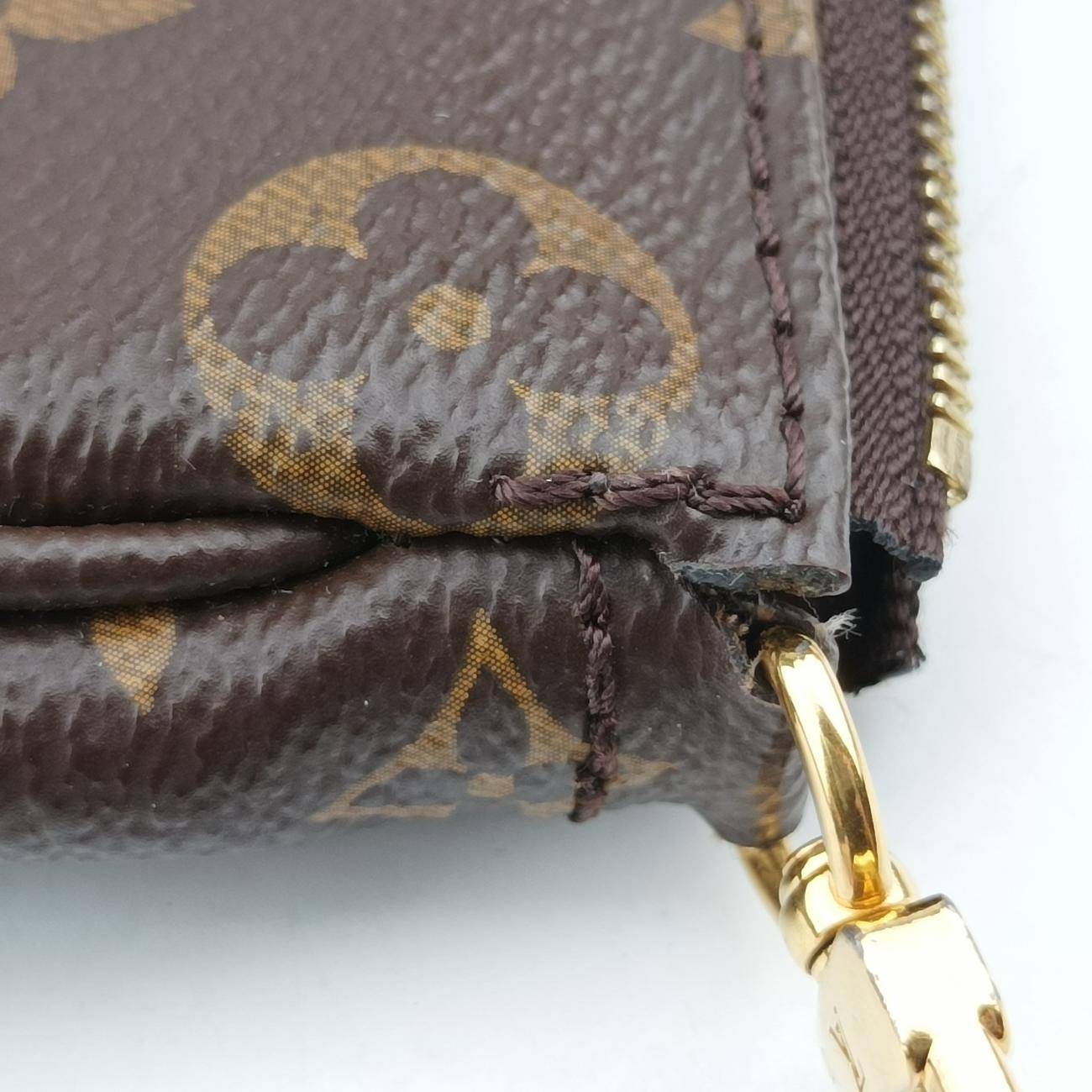 MULTI POCHETTE ACCESSOIRES MARRON×ROSE CLAIRE Monogram Canvas M44840 SR4149 SR0220 SR4230ミュルティポシェットアクセソワール マロン×ローズ クレール モノグラムキャンバス M44840 SR4149 SR0220 SR4230