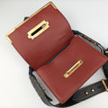 Cahier Red×black Leather 1BD045 25カイエ レッド×ブラック レザー 1BD045 25