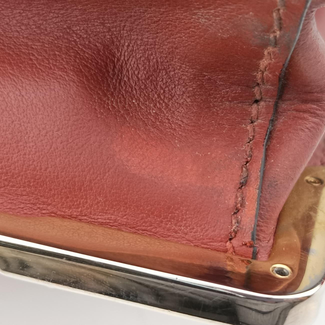 Cahier Red×black Leather 1BD045 25カイエ レッド×ブラック レザー 1BD045 25