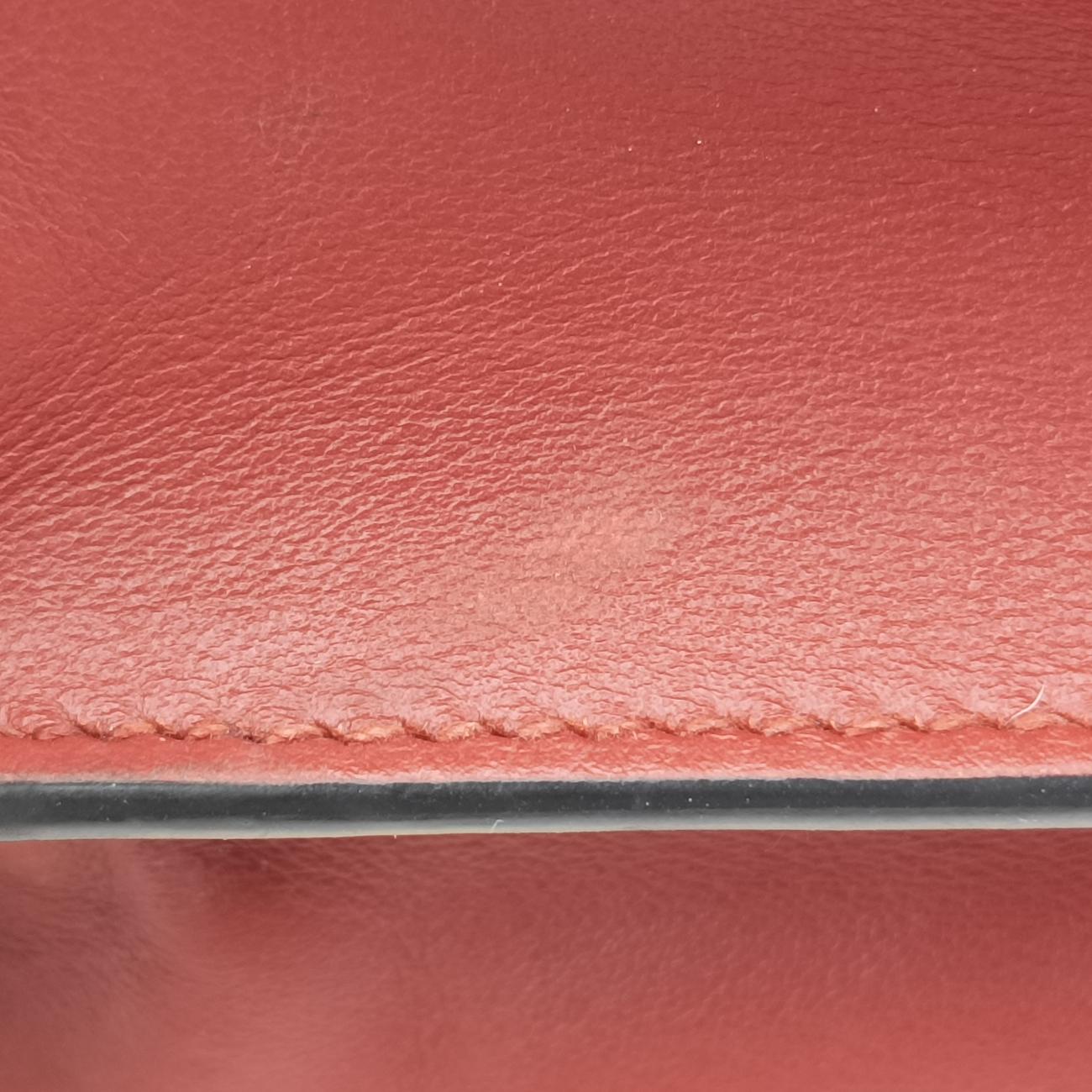 Cahier Red×black Leather 1BD045 25カイエ レッド×ブラック レザー 1BD045 25