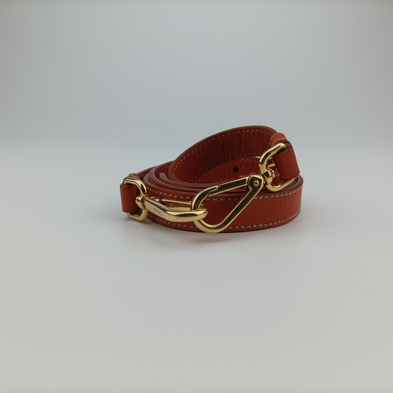 Top Handle Baulet Bag Orange Leather BL0778 194トップ ハンドル バウレット バッグ オレンジ レザー BL0778 194