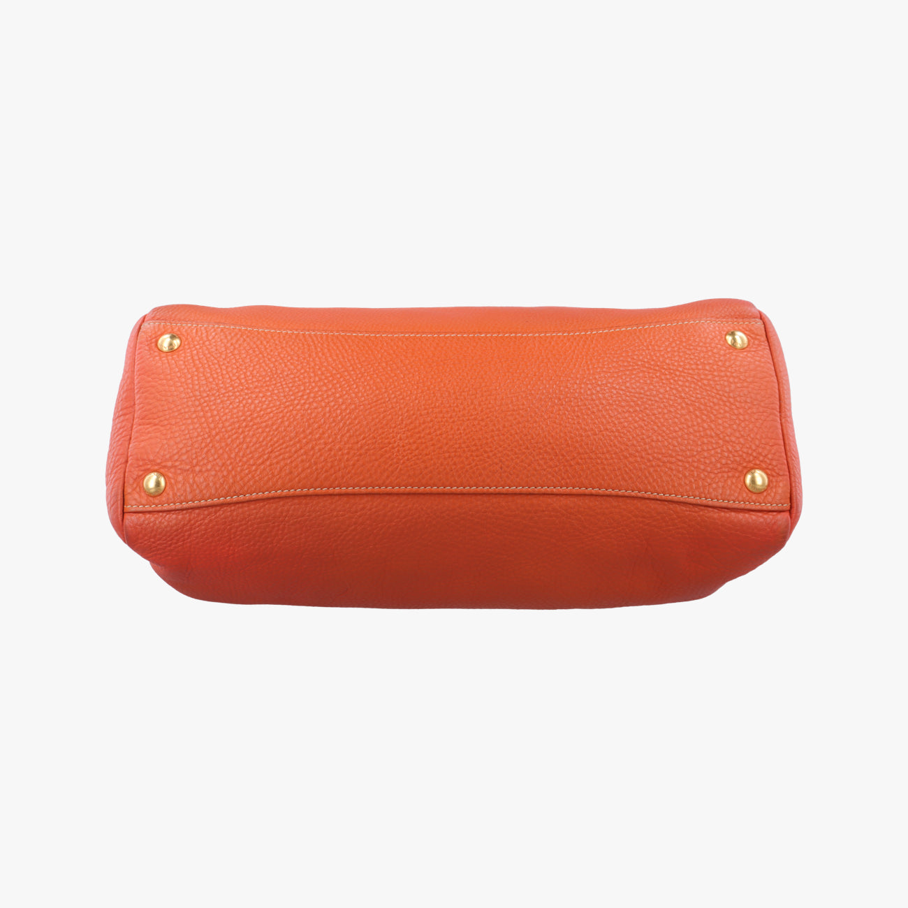 Top Handle Baulet Bag Orange Leather BL0778 194トップ ハンドル バウレット バッグ オレンジ レザー BL0778 194