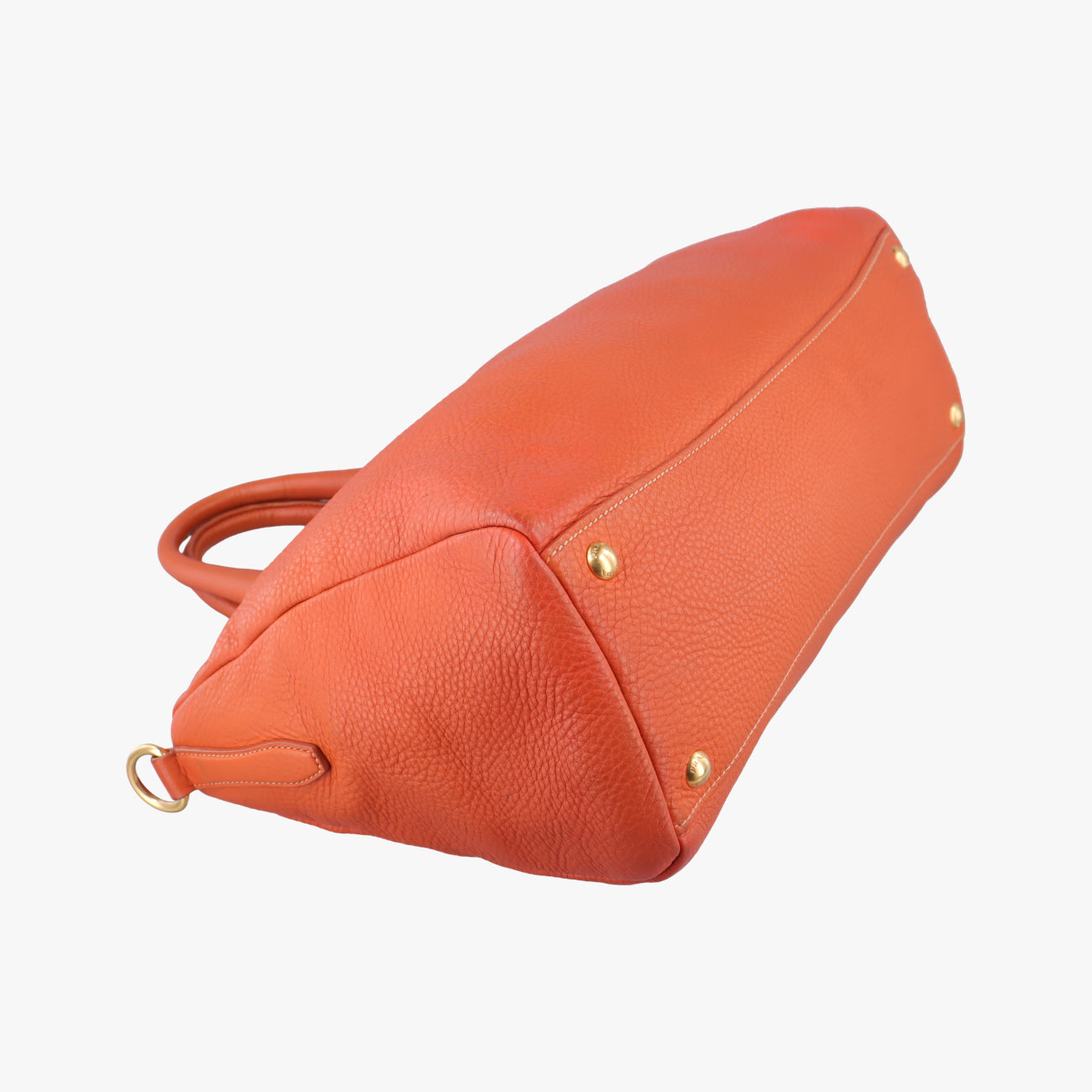 Top Handle Baulet Bag Orange Leather BL0778 194トップ ハンドル バウレット バッグ オレンジ レザー BL0778 194